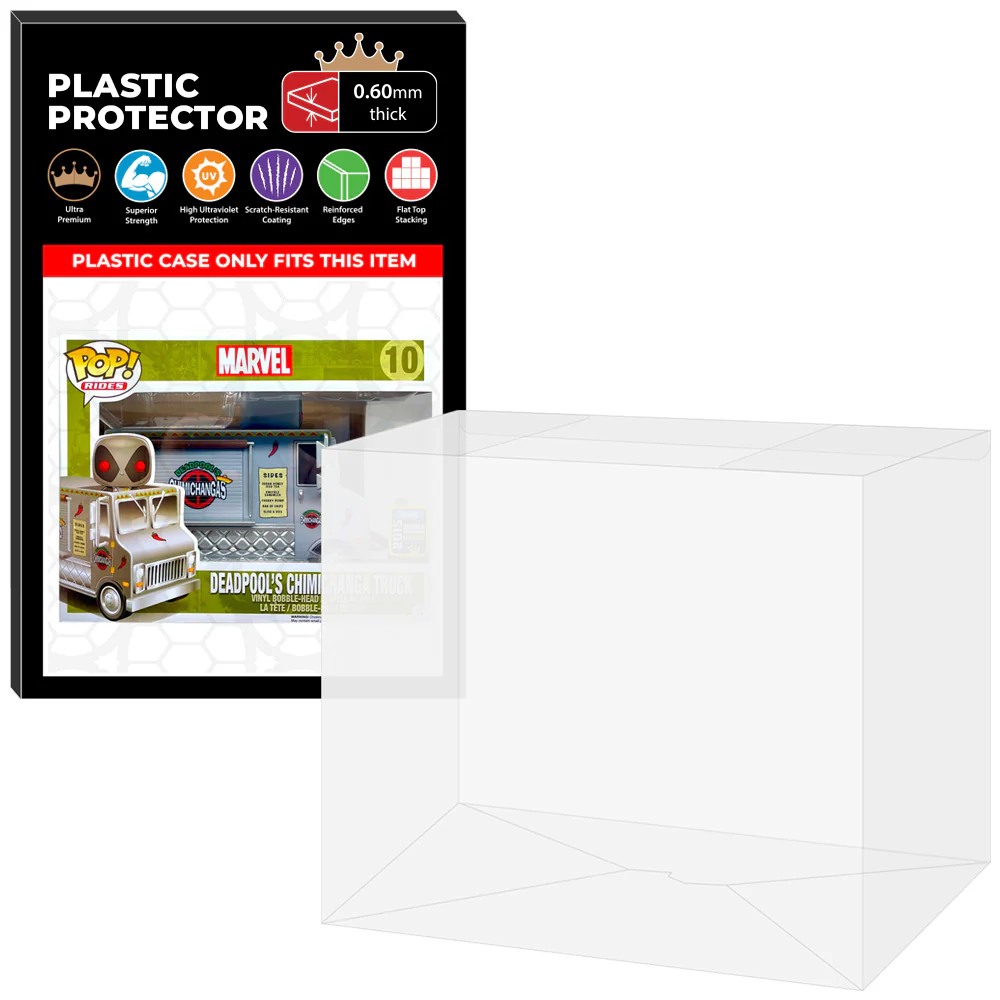 Pop Protector for Deadpool's Chimichanga Truck #10 Funko Pop Rides - Image 7