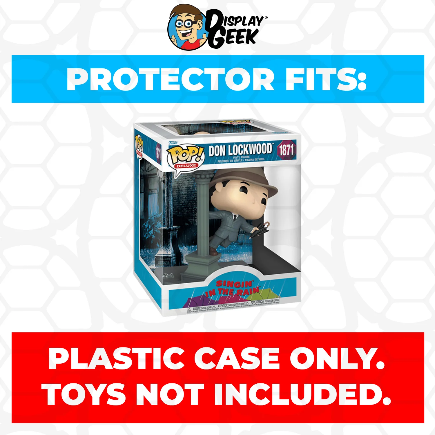 Pop Protector for Don Lockwood #1871 Funko Pop Deluxe - Image 2