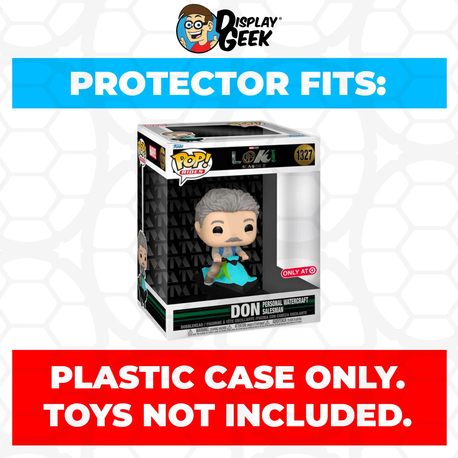 Pop Protector for Don Personal Watercraft Salesman #1327 Funko Pop Rides Deluxe - Image 2
