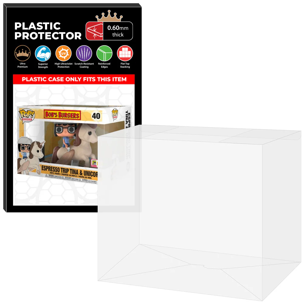 Pop Protector for Espresso Trip Tina & Unicorn SDCC #40 Funko Pop Rides - Image 7