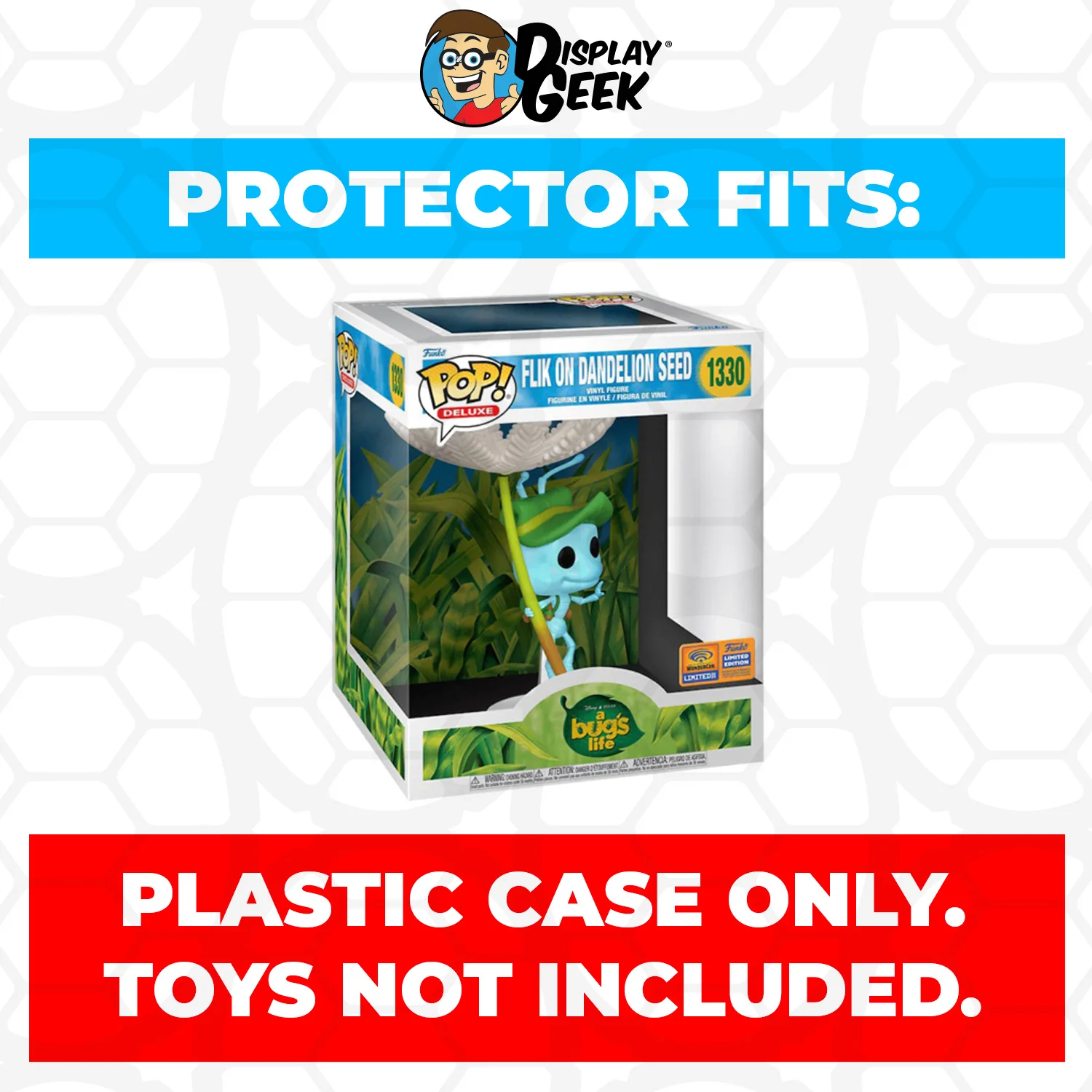 Pop Protector for Flik on Dandelion Seed WonderCon #1330 Funko Pop Deluxe - Image 2