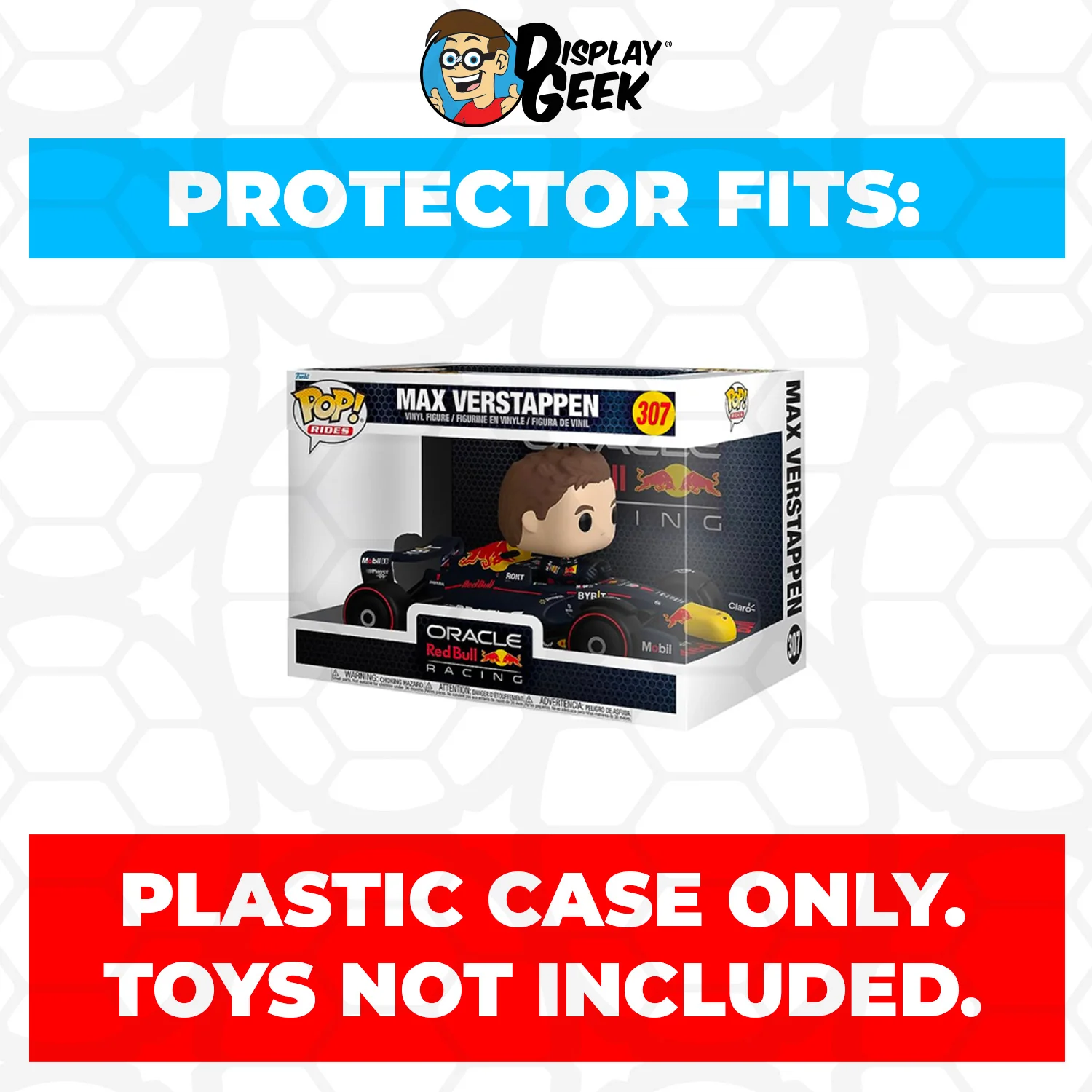 Pop Protector for Formula 1 Lewis Hamilton #308 Funko Pop Rides - Image 3