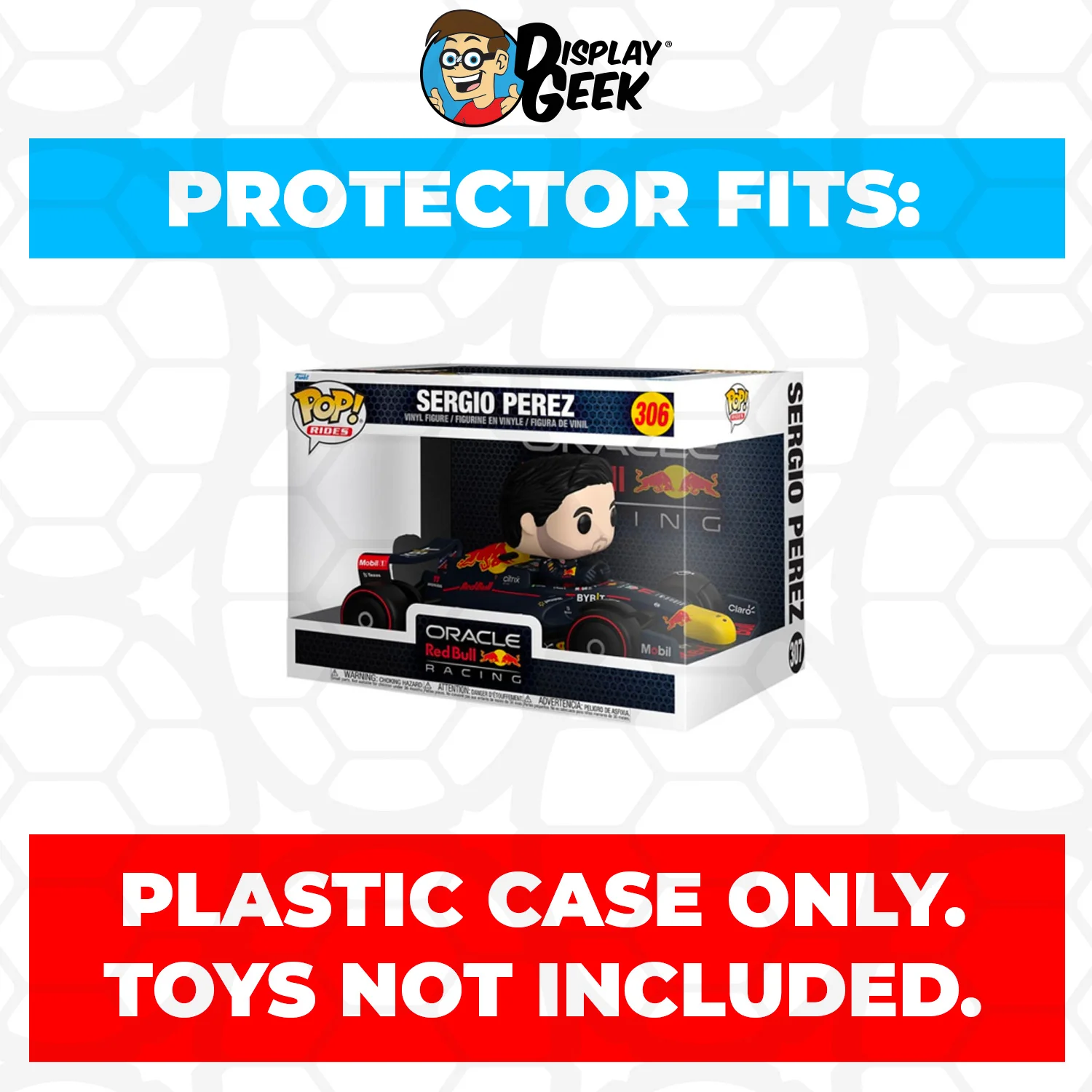Pop Protector for Formula 1 Lewis Hamilton #308 Funko Pop Rides - Image 4