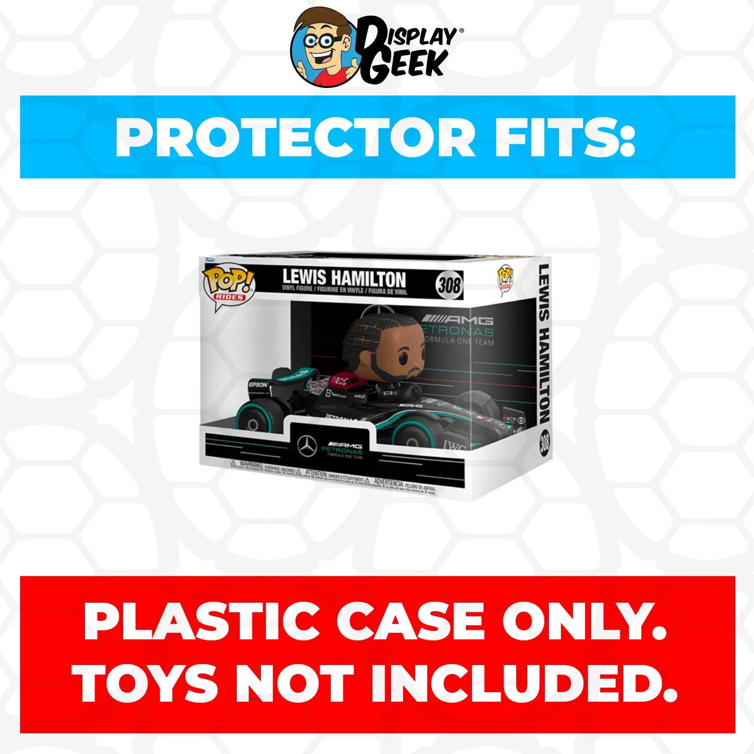 Pop Protector for Formula 1 Max Verstappen #307 Funko Pop Rides - Image 3