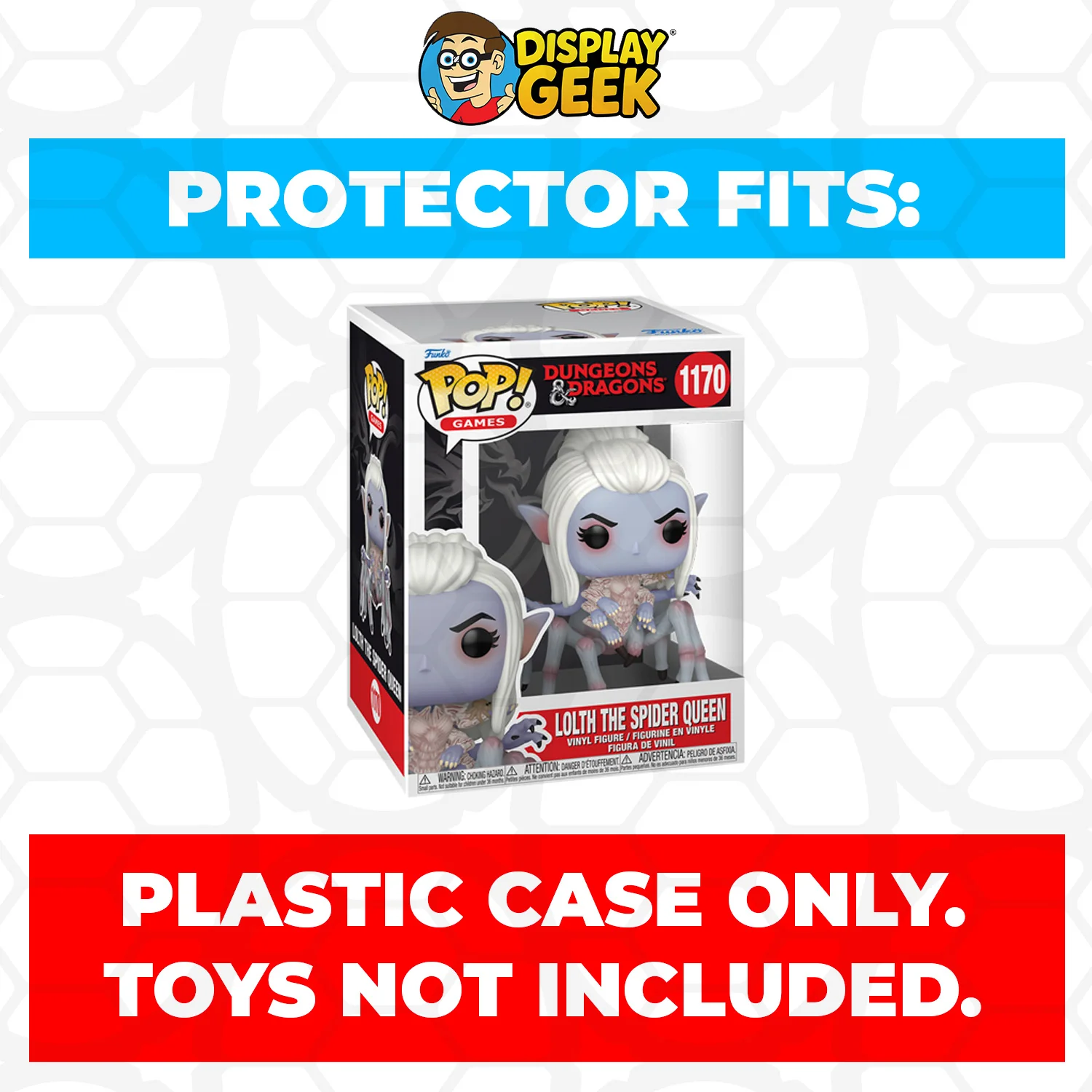 Pop Protector for Funko Pop Premium Lolth the Spider Queen #1170 - Image 2