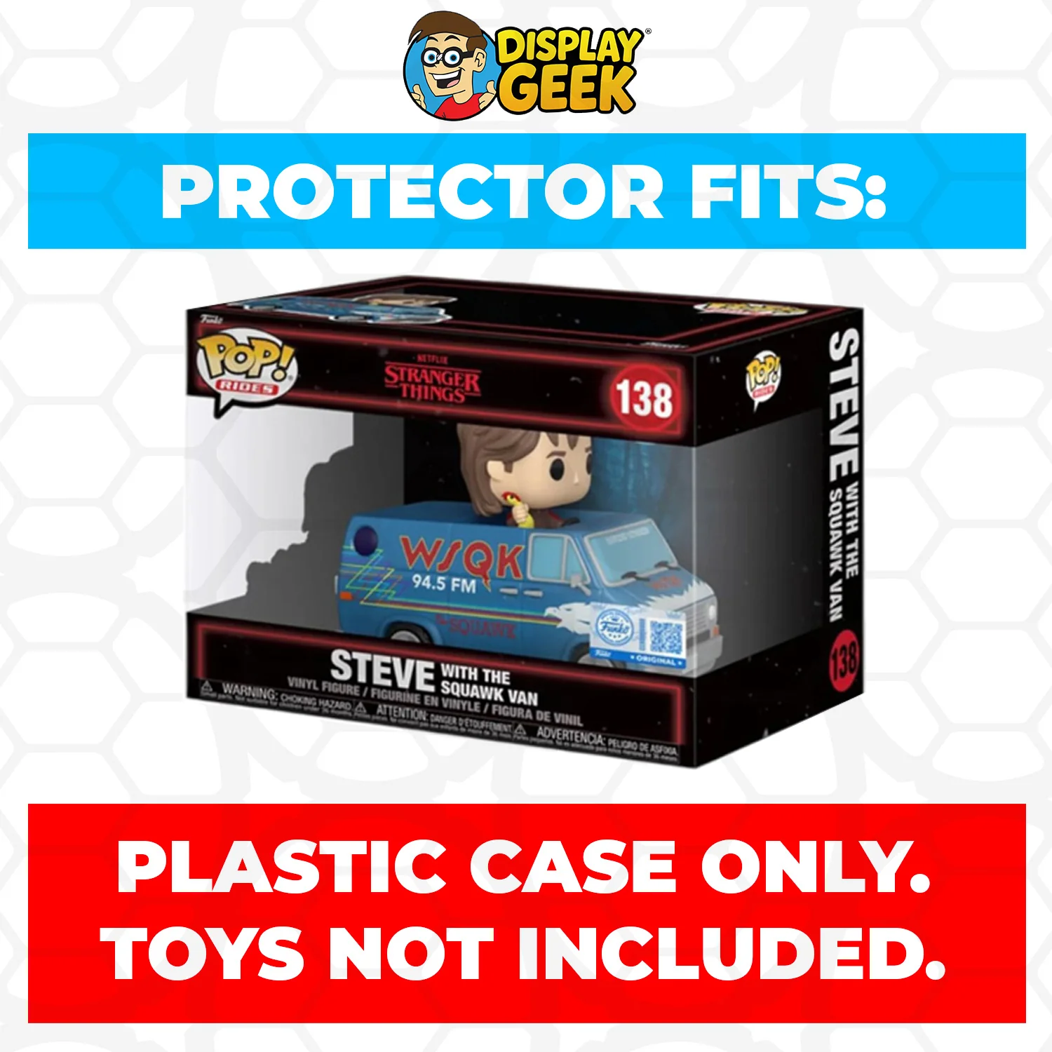 Pop Protector for Funko Pop Rides Steve with The Squawk Van #138 - Image 2
