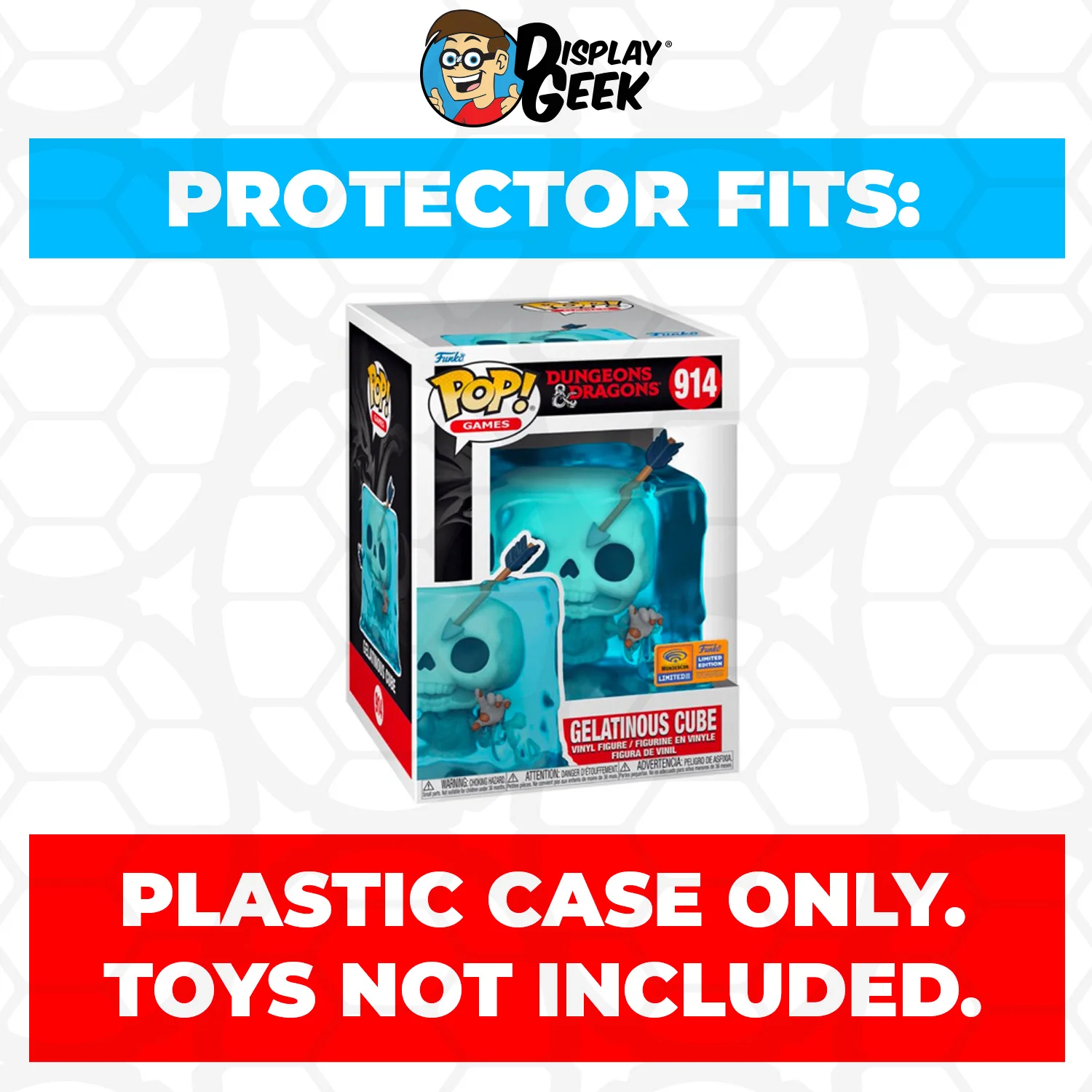 Pop Protector for Gelatinous Cube Blue WonderCon #914 Funko Pop - Image 2