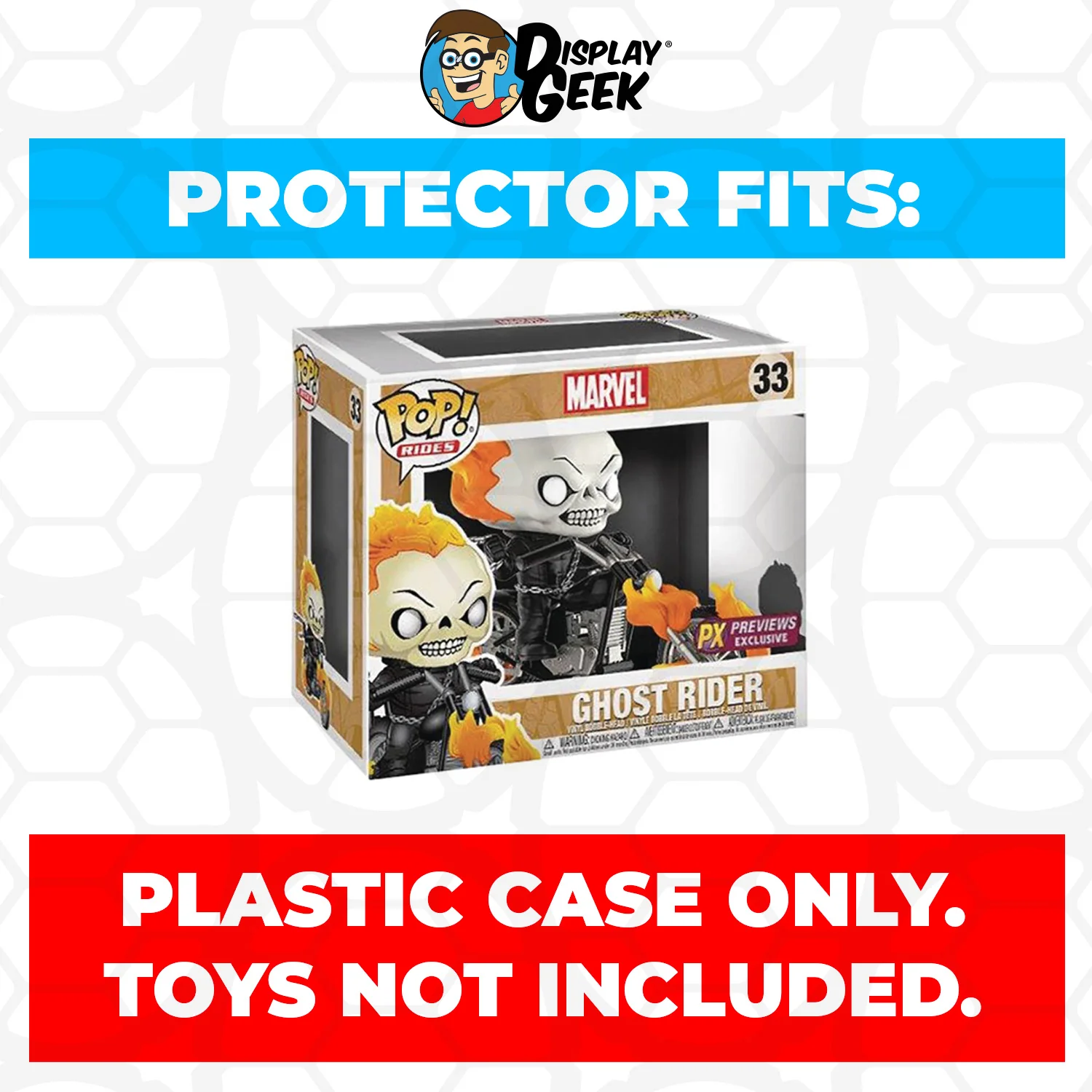 Pop Protector for Ghost Rider Motorcycle #33 PX Previews Funko Pop Rides - Image 2
