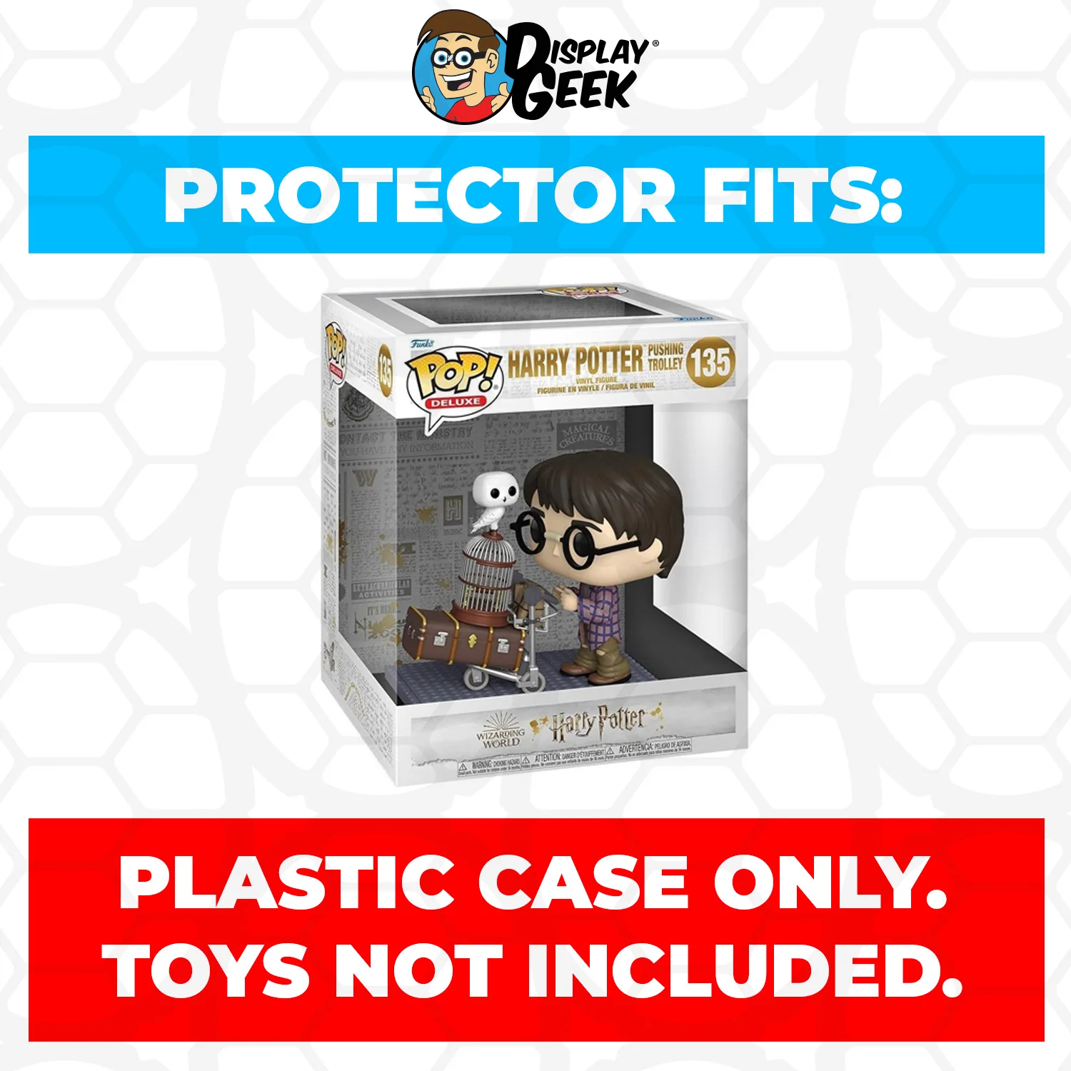 Pop Protector for Harry Potter Pushing Trolley #135 Funko Pop Deluxe - Image 2