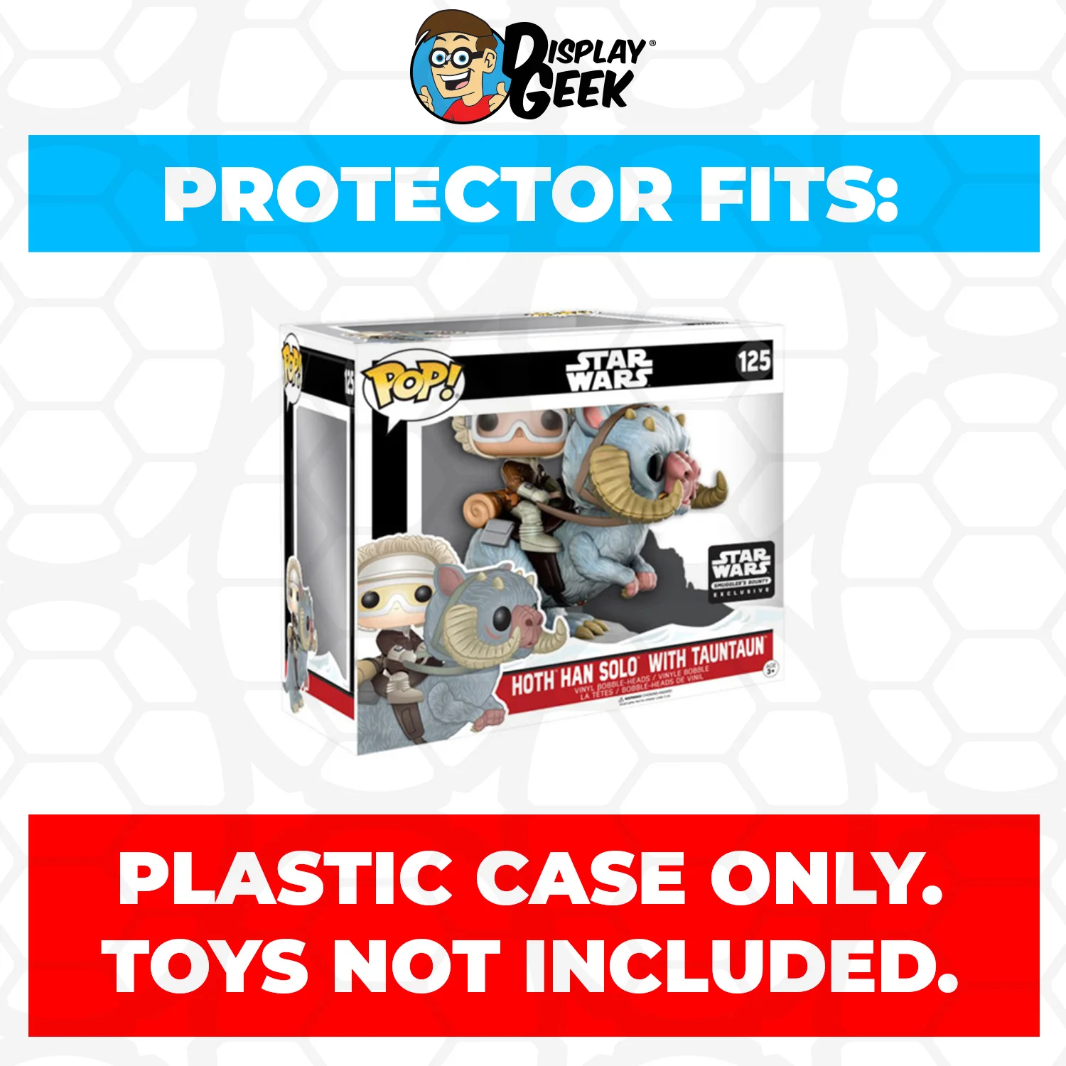 Pop Protector for Hoth Han Solo with TaunTaun #125 Funko Pop Rides - Image 2