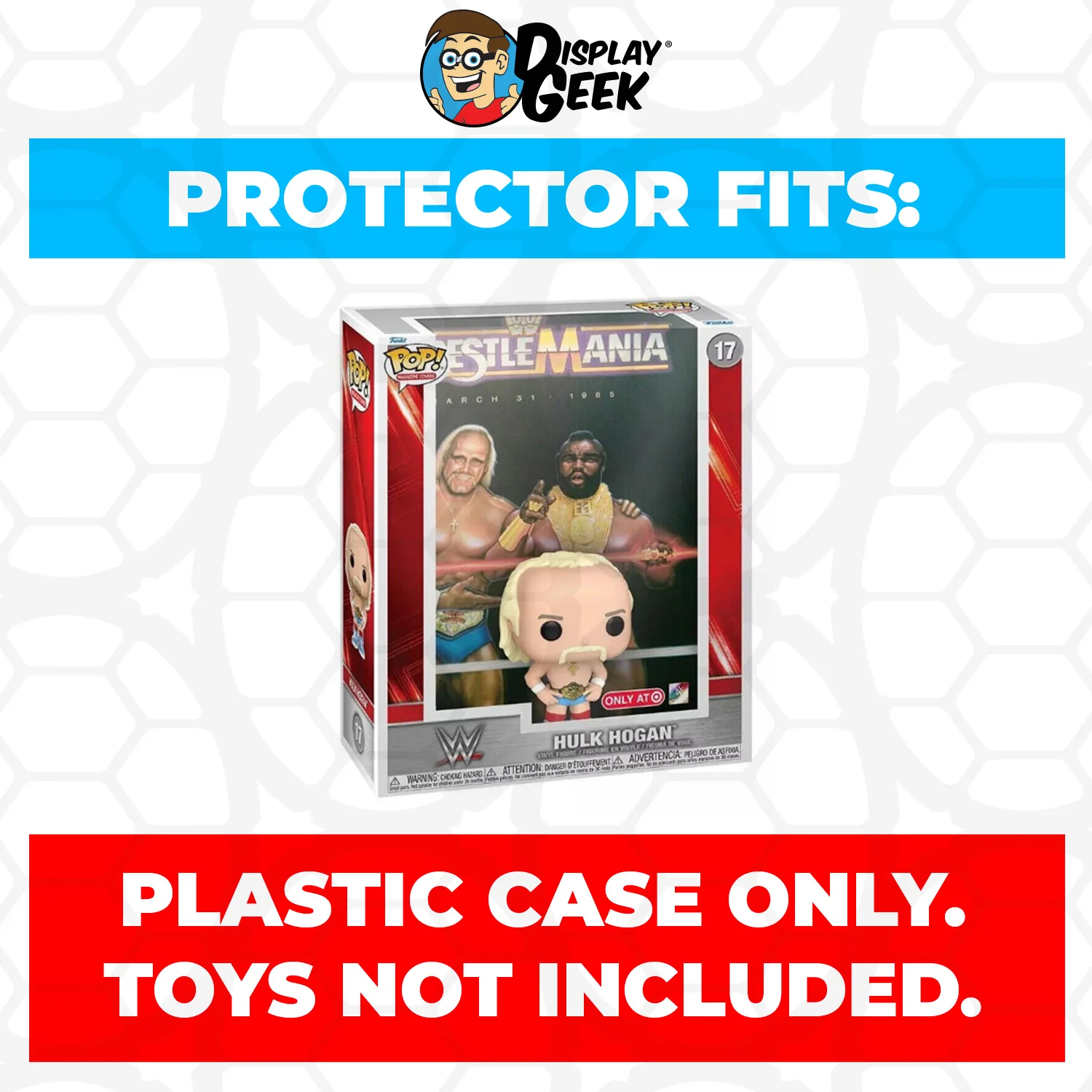 Pop Protector for WrestleMania Hulk Hogan #17 Funko Pop Magazine Covers - Image 2