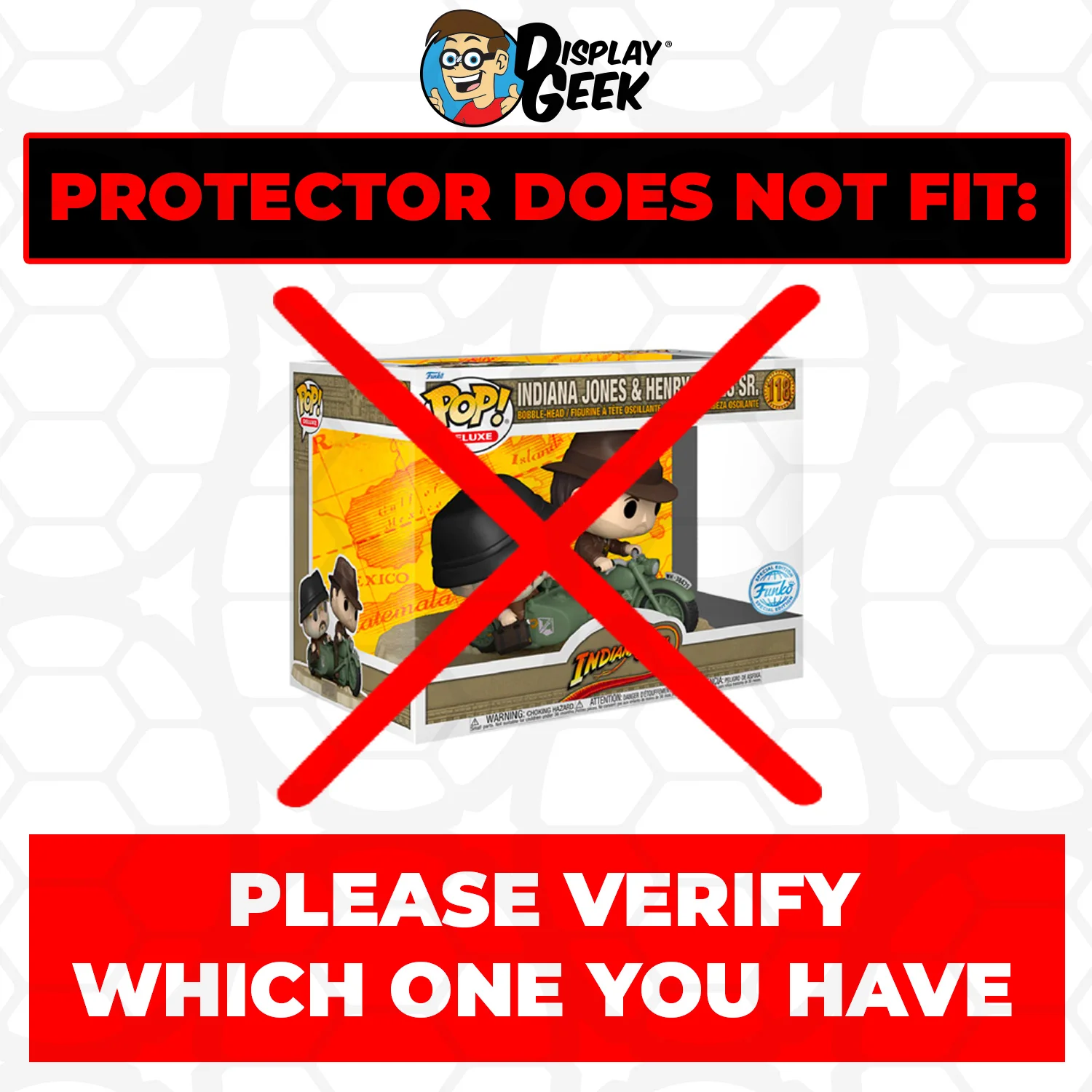 Pop Protector for Indy's Ride NYCC #19 Funko Pop Rides - Image 3