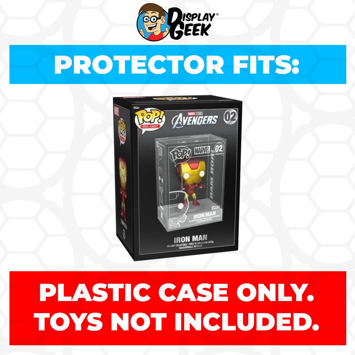 Pop Protector for Iron Man #02 Funko Pop Die-Cast Outer Box - Image 2