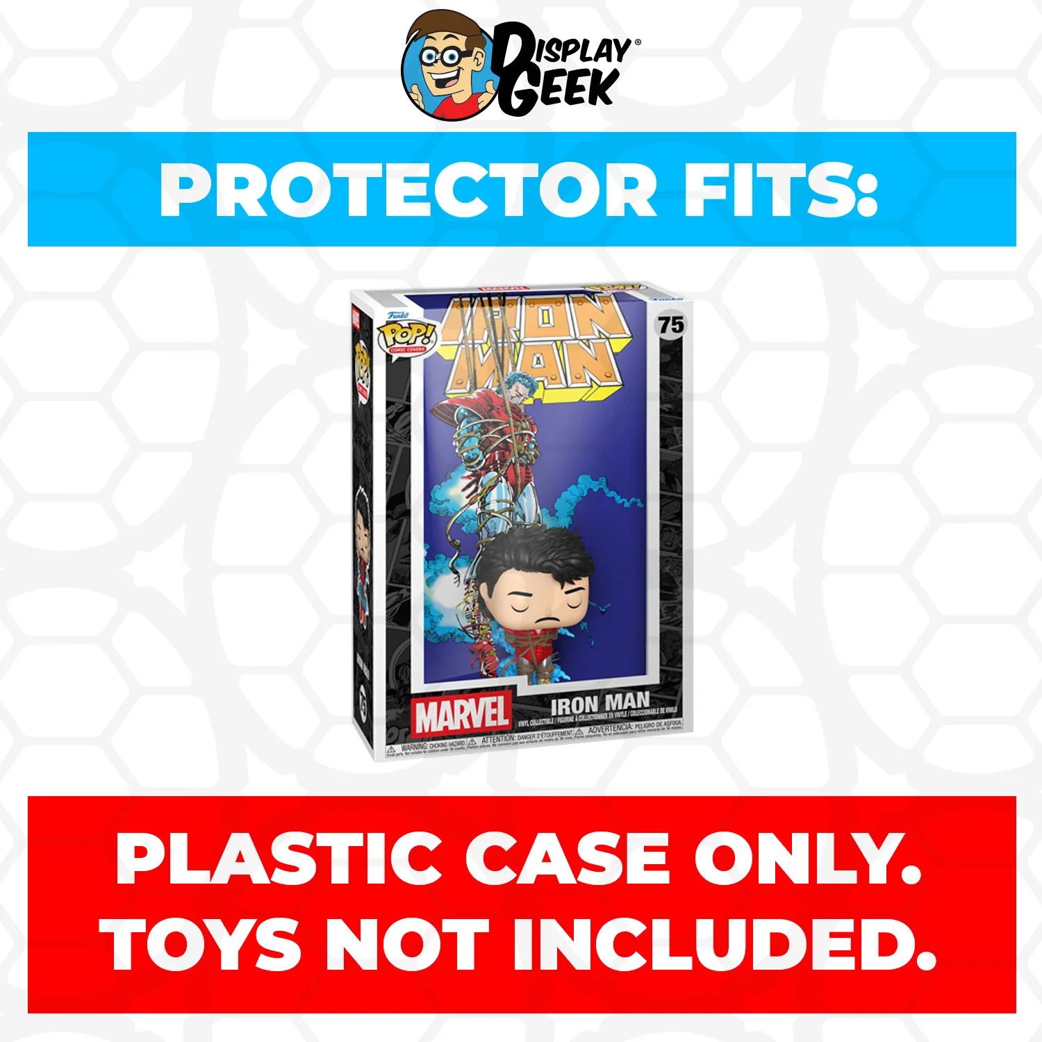Pop Protector for Iron Man #75 Funko Pop Comic Covers - Image 2