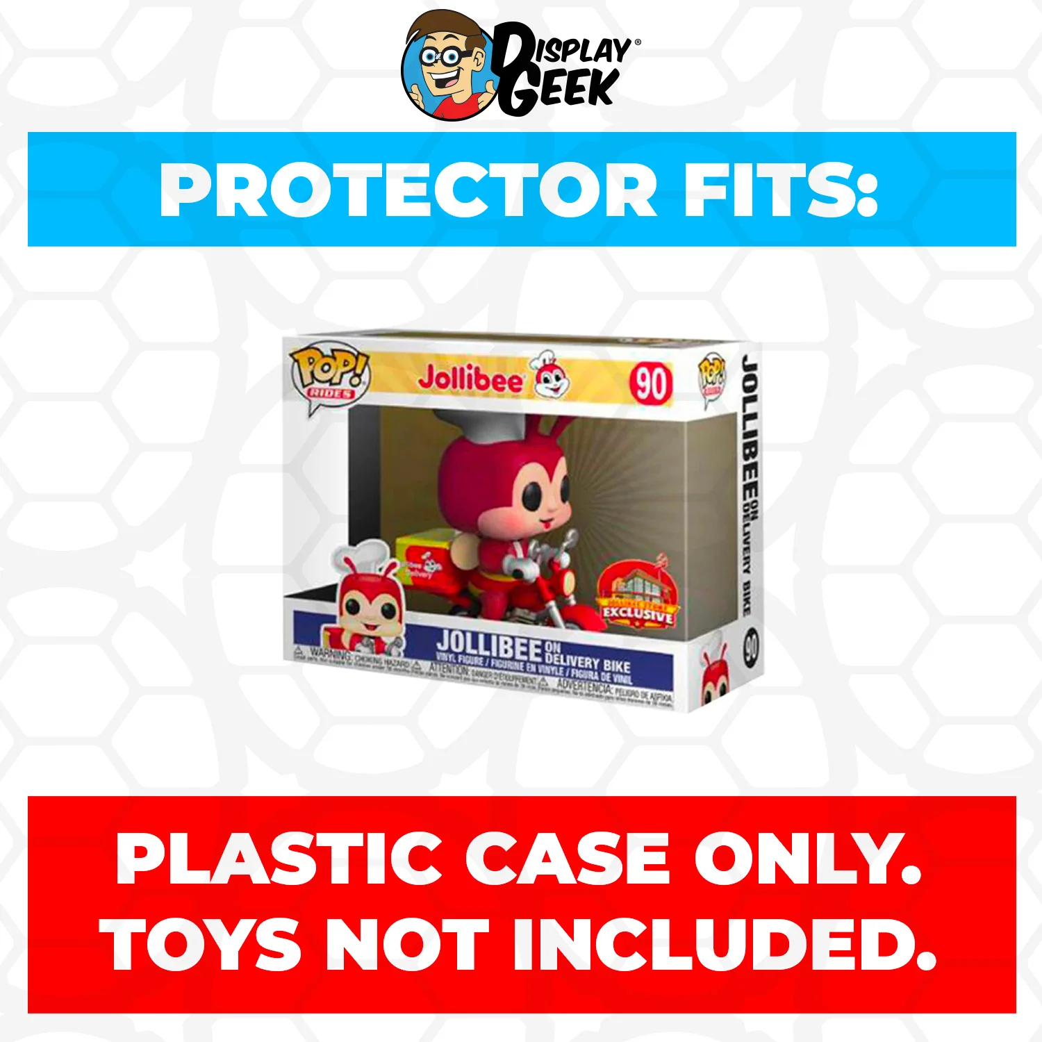 Pop Protector for Jollibee on Delivery Bike Funko Pop Rides - Image 2