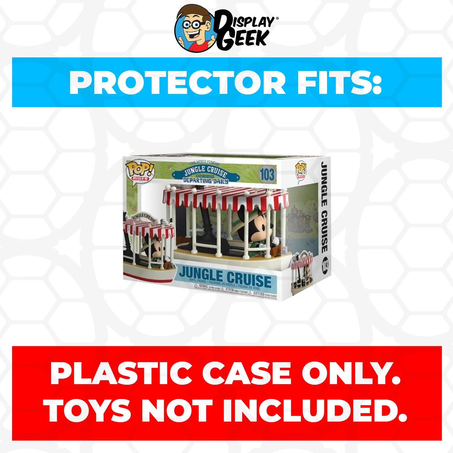 Pop Protector for Jungle Cruise with Mickey Mouse #103 Funko Pop Rides - Image 2