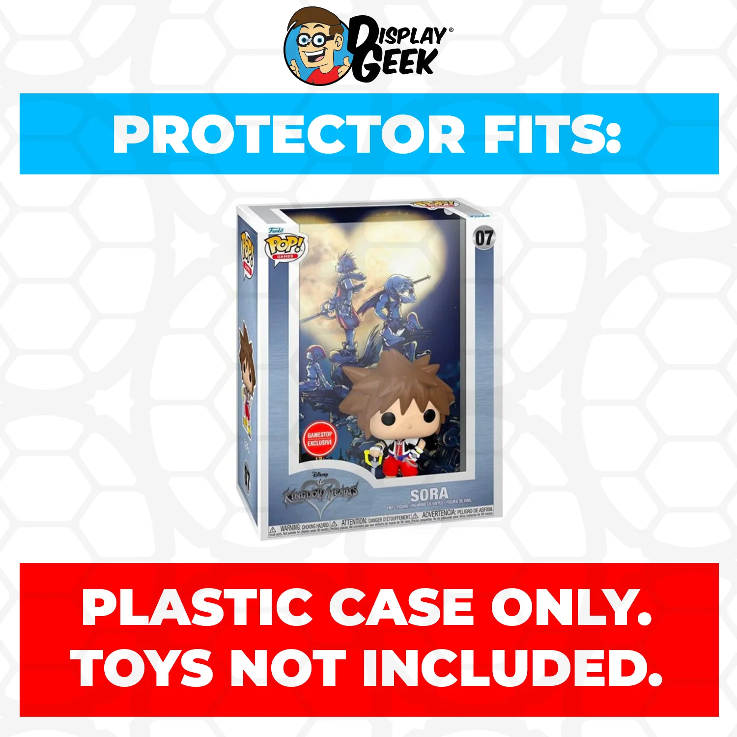 Pop Protector for Kingdom Hearts Sora #07 Funko Pop Game Covers - Image 2