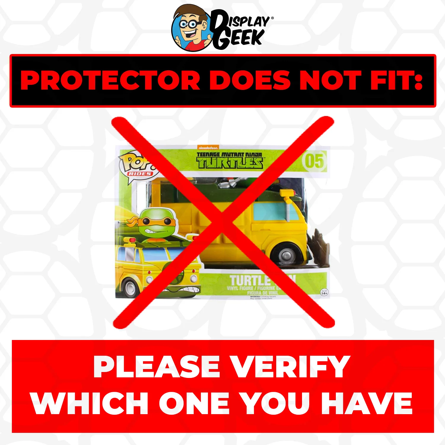 Pop Protector for Leo in the Turtle Van #301 TMNT Funko Pop Rides - Image 3