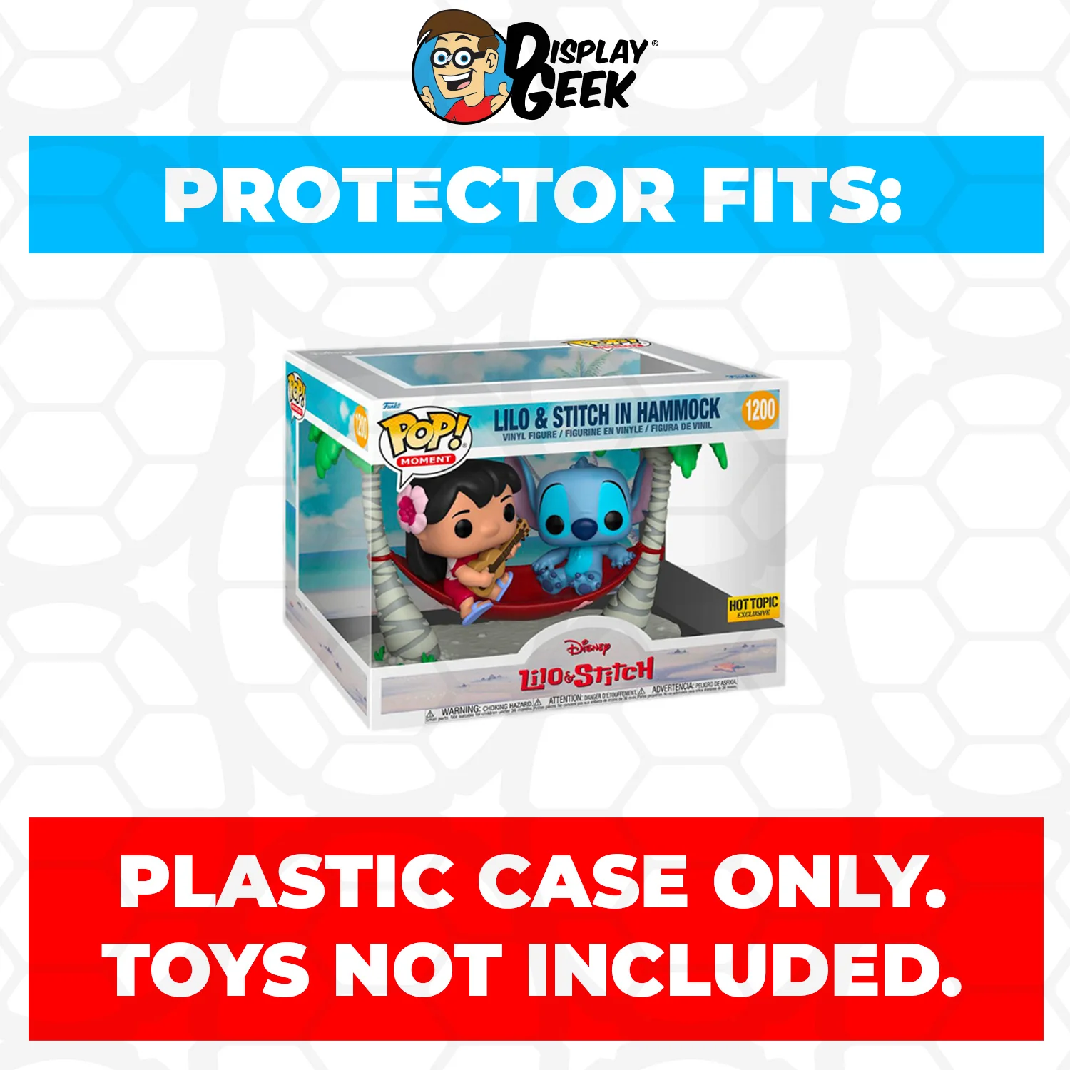 Pop Protector for Lilo & Stitch in Hammock #1200 Funko Pop Moment - Image 2