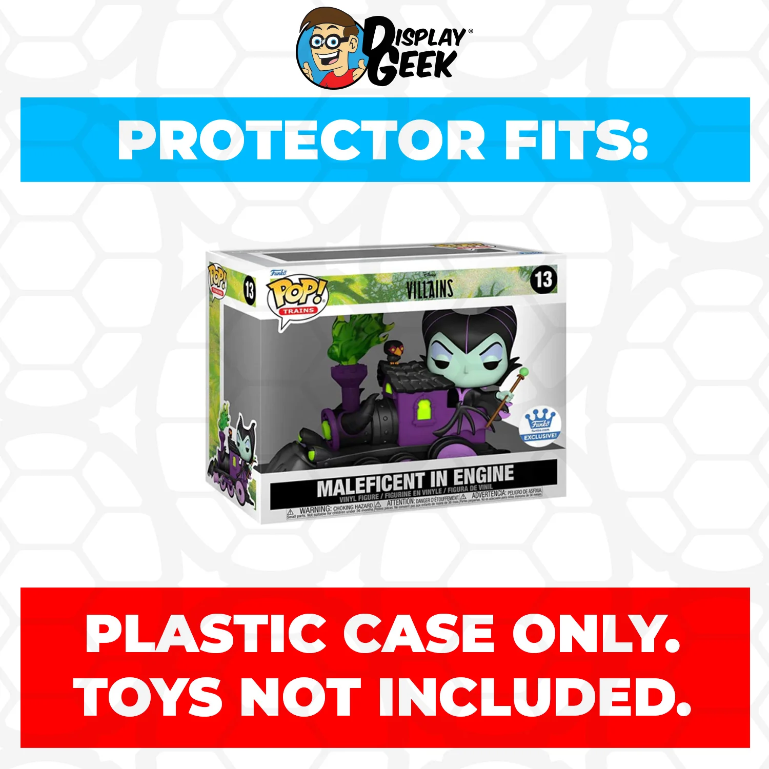 Pop Protector for Maleficent in Engine Funko Pop Trains - Image 2