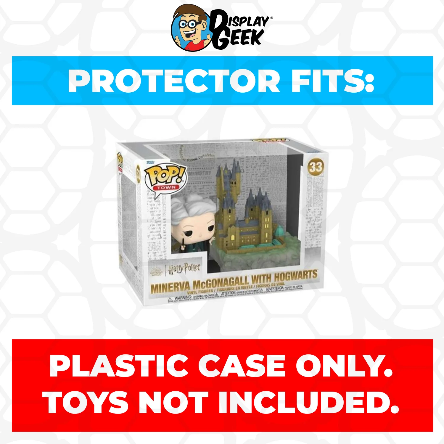 Pop Protector for Minerva McGonagall with Hogwarts #33 Funko Pop Town - Image 2