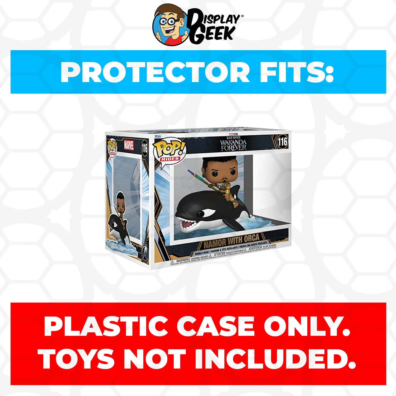 Pop Protector for Namor with Orca #116 Funko Pop Rides - Image 2