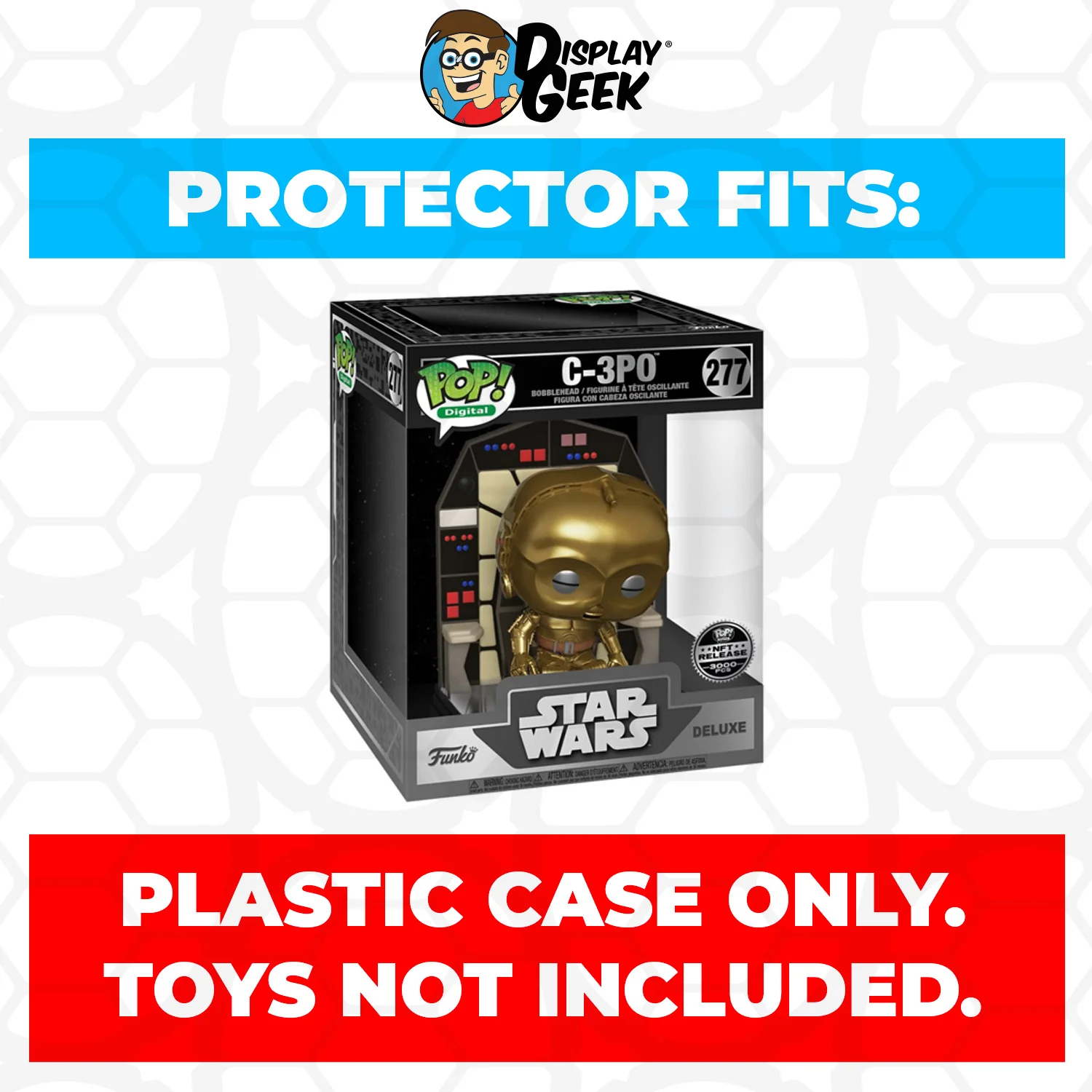 Pop Protector for NFT C-3PO #277 Funko Pop Deluxe - Image 2