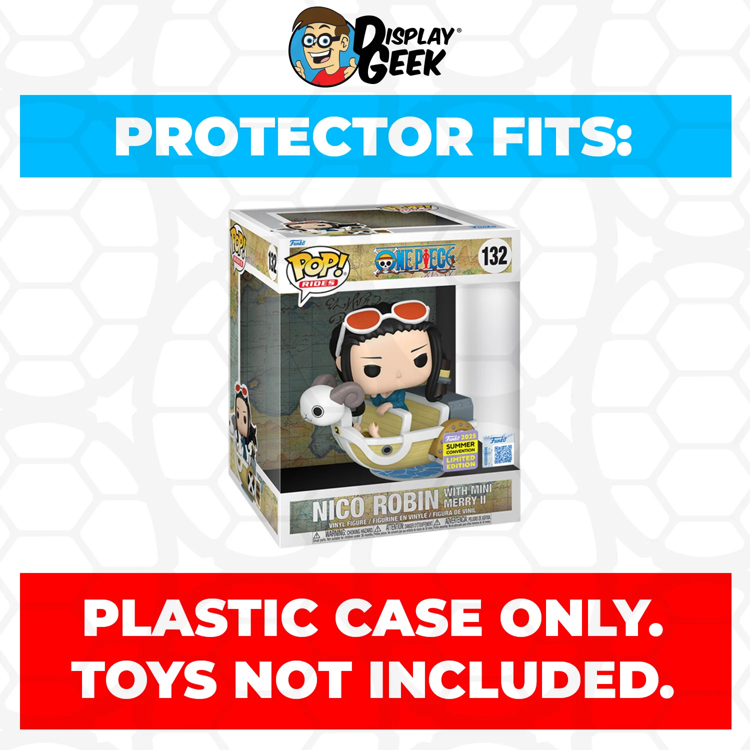 Pop Protector for Nico Robin with Mini Merry II SDCC #132 Funko Pop Rides - Image 2