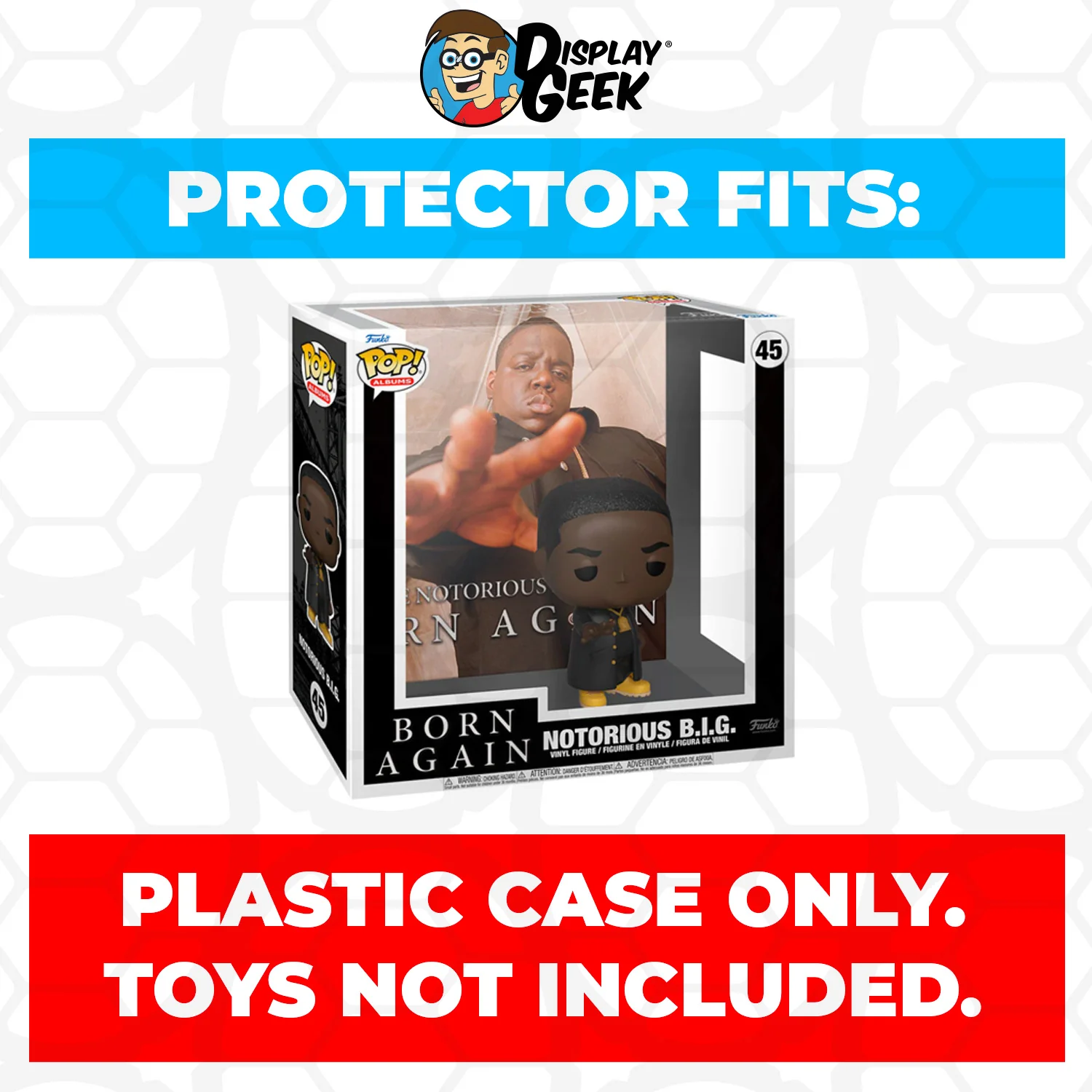 Pop Protector for Notorious BIG Born Again #45 Funko Pop Albums - Image 2