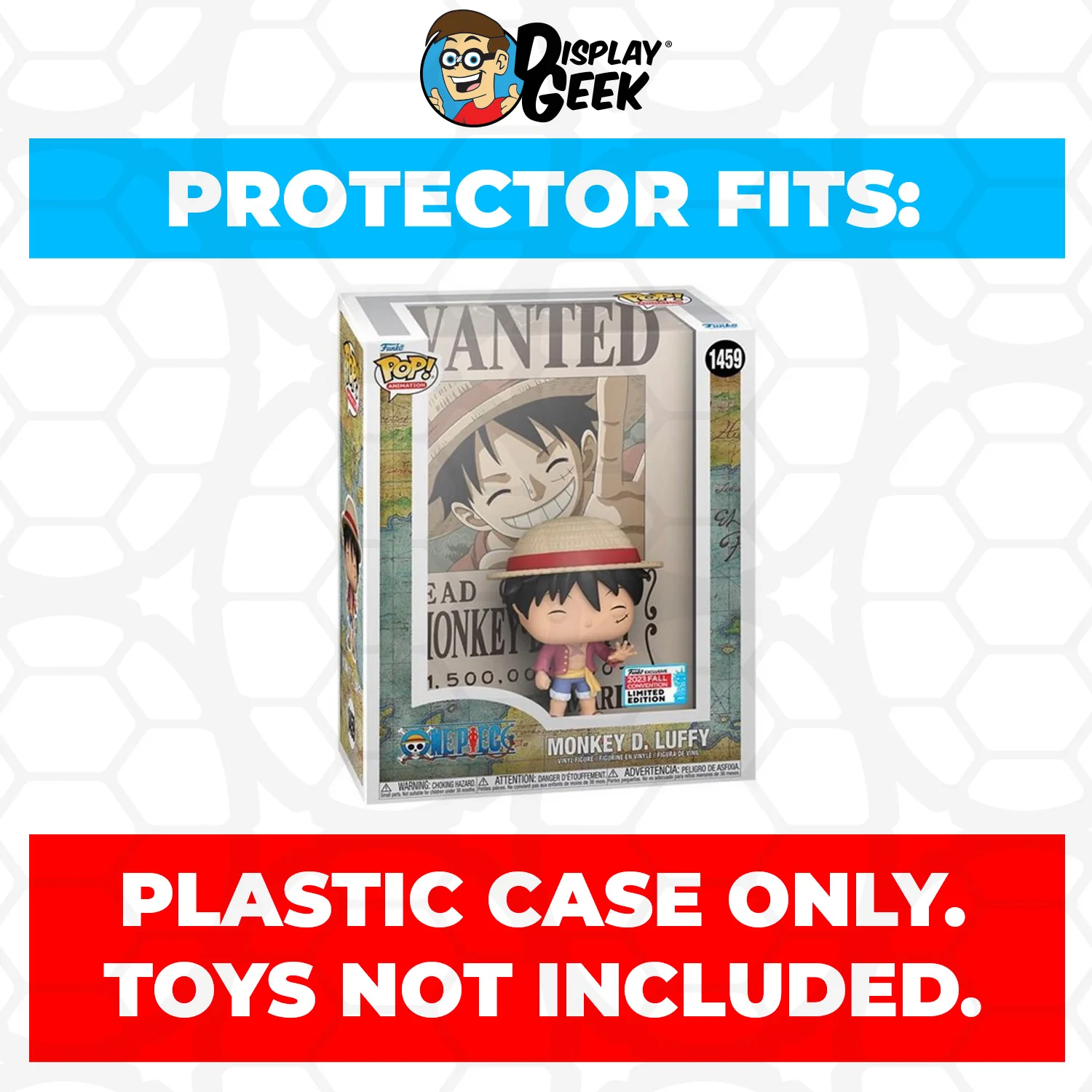 Pop Protector for One Piece Monkey D. Luffy NYCC #1459 Funko Pop Covers - Image 2