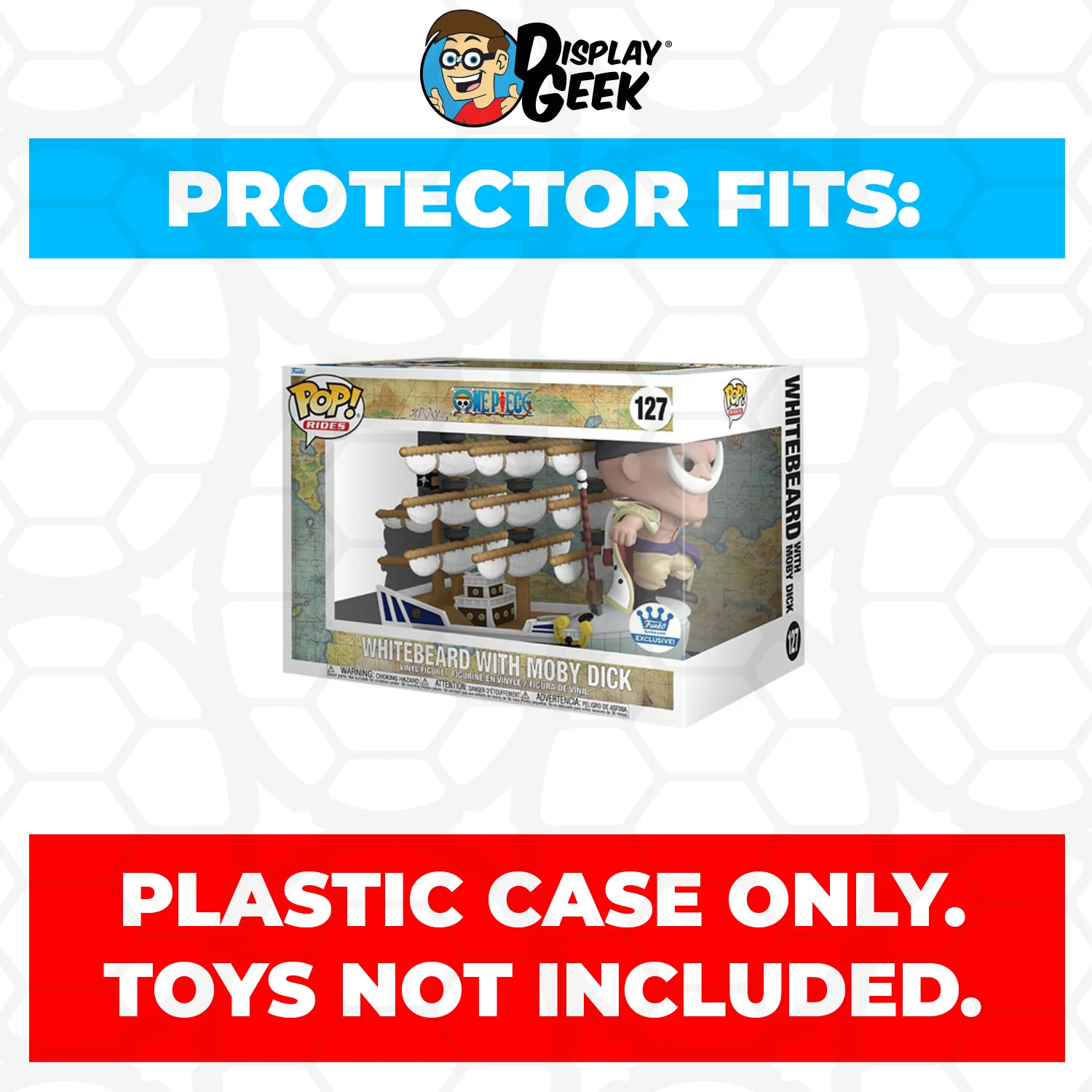 Pop Protector for One Piece Whitebeard with Moby Dick #127 Funko Pop Rides - Image 2