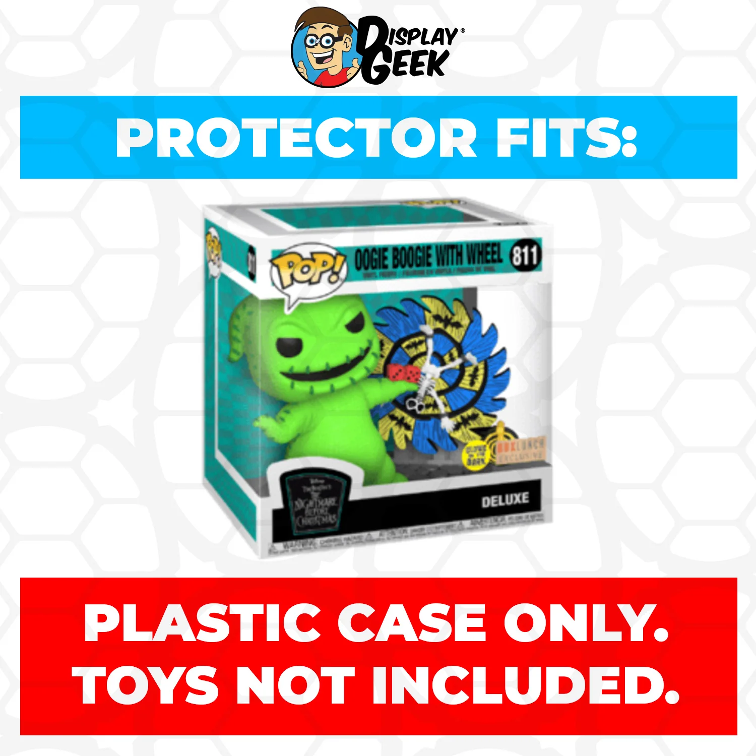 Pop Protector for Oogie Boogie with Wheel Glow #811 Funko Pop Deluxe - Image 2