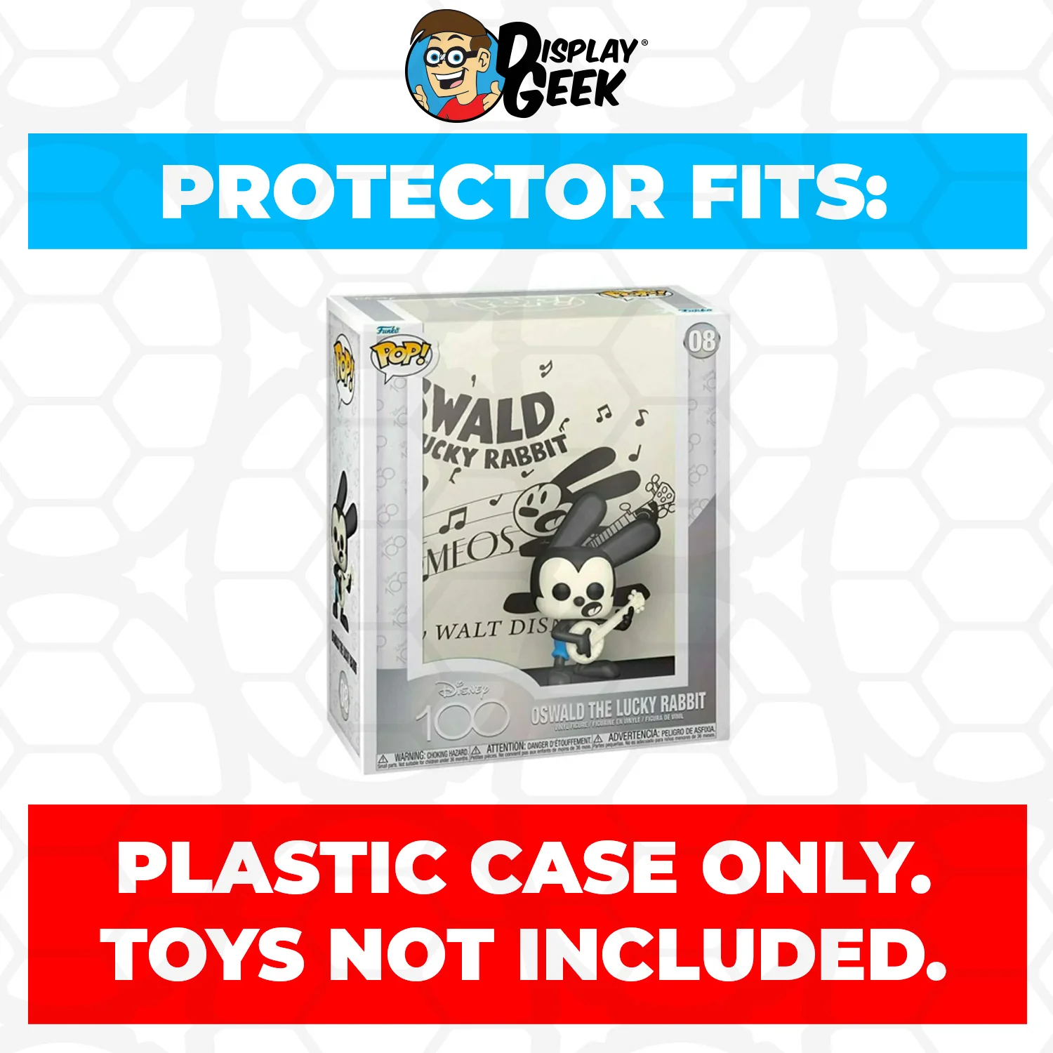 Pop Protector for Oswald the Lucky Rabbit #08 Funko Pop Covers - Image 2
