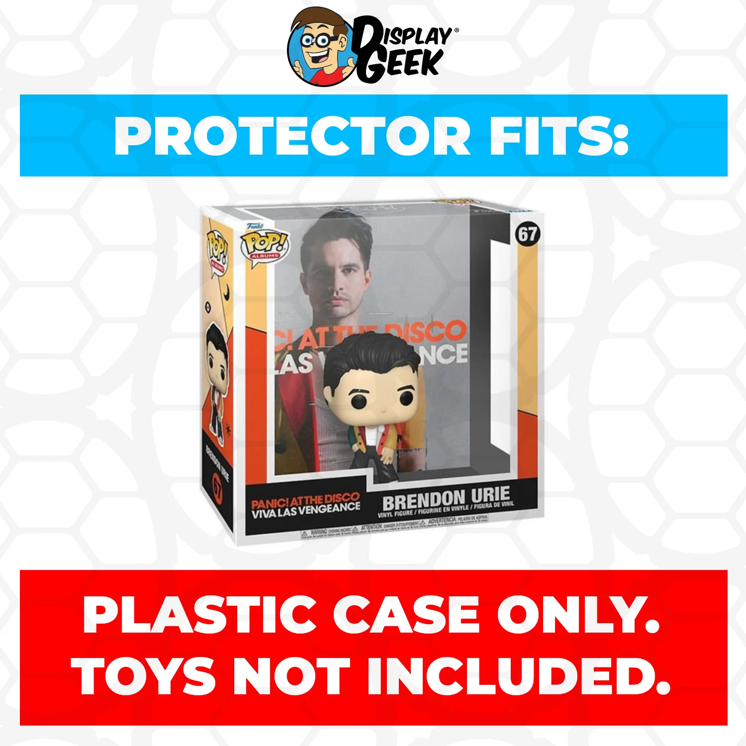 Pop Protector for Panic at the Disco Brendon Urie #64 Funko Pop Albums - Image 3