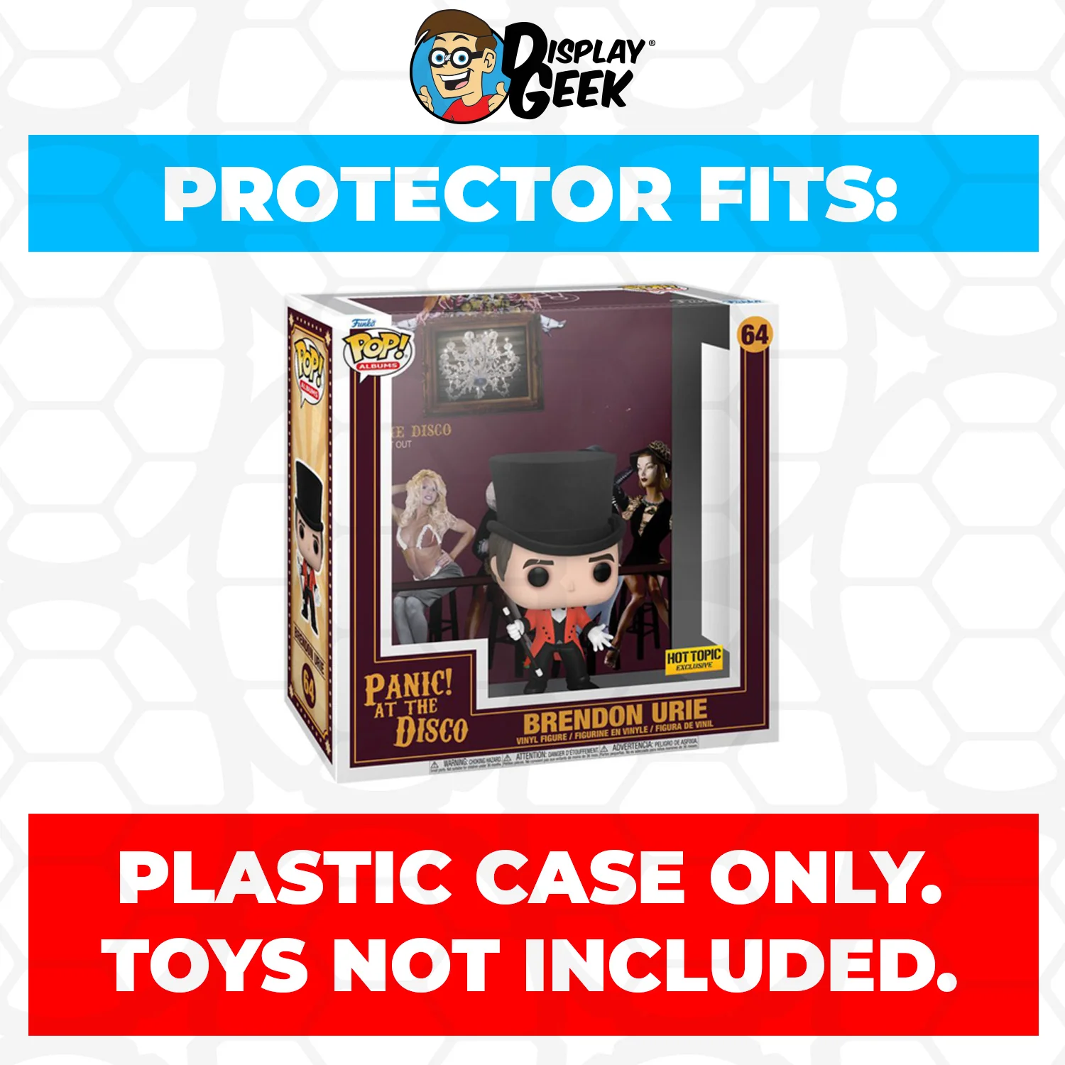 Pop Protector for Panic at the Disco Brendon Urie #64 Funko Pop Albums - Image 2