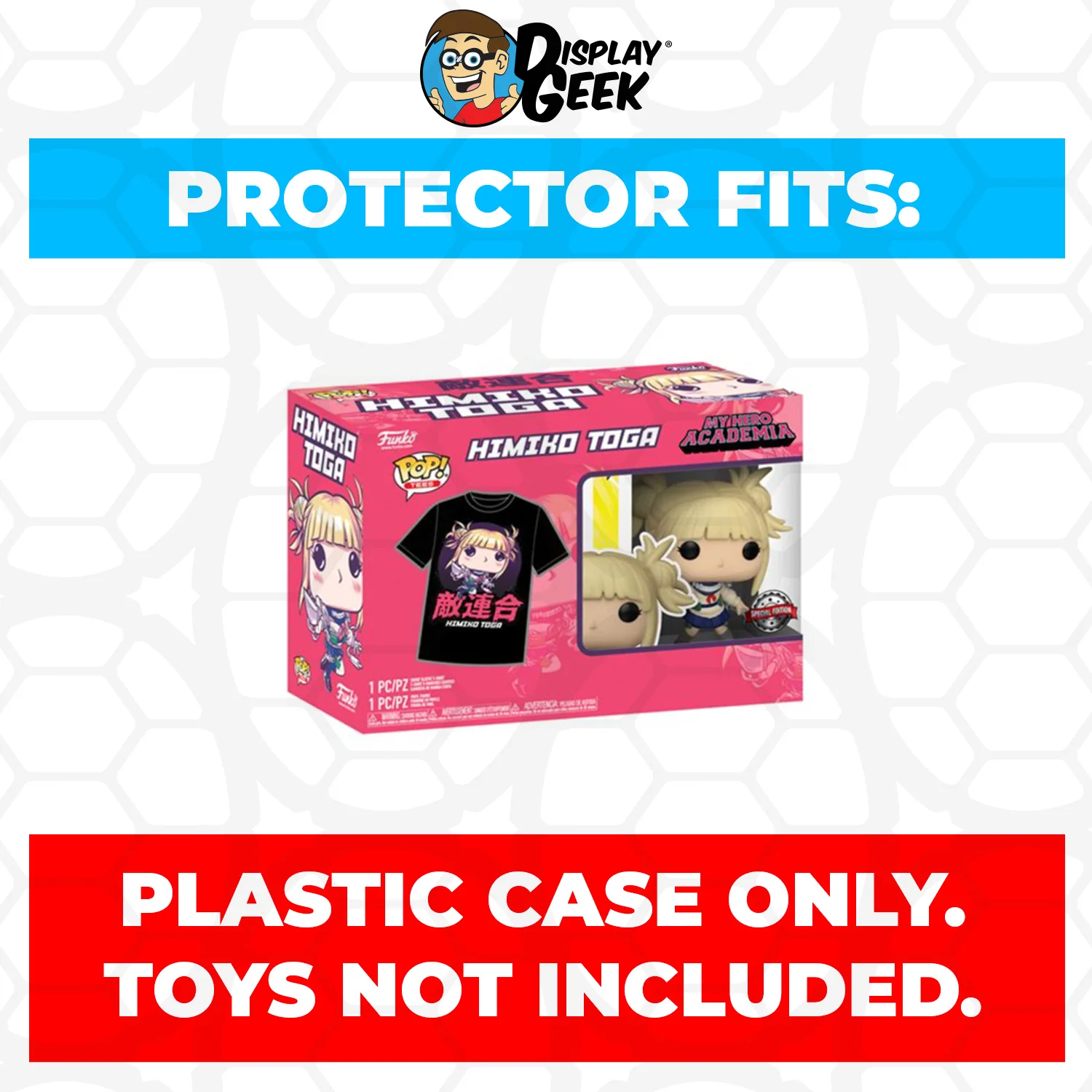 Pop Protector for Pop & Tee Himiko Toga Unmasked #1029 Funko Box - Image 2