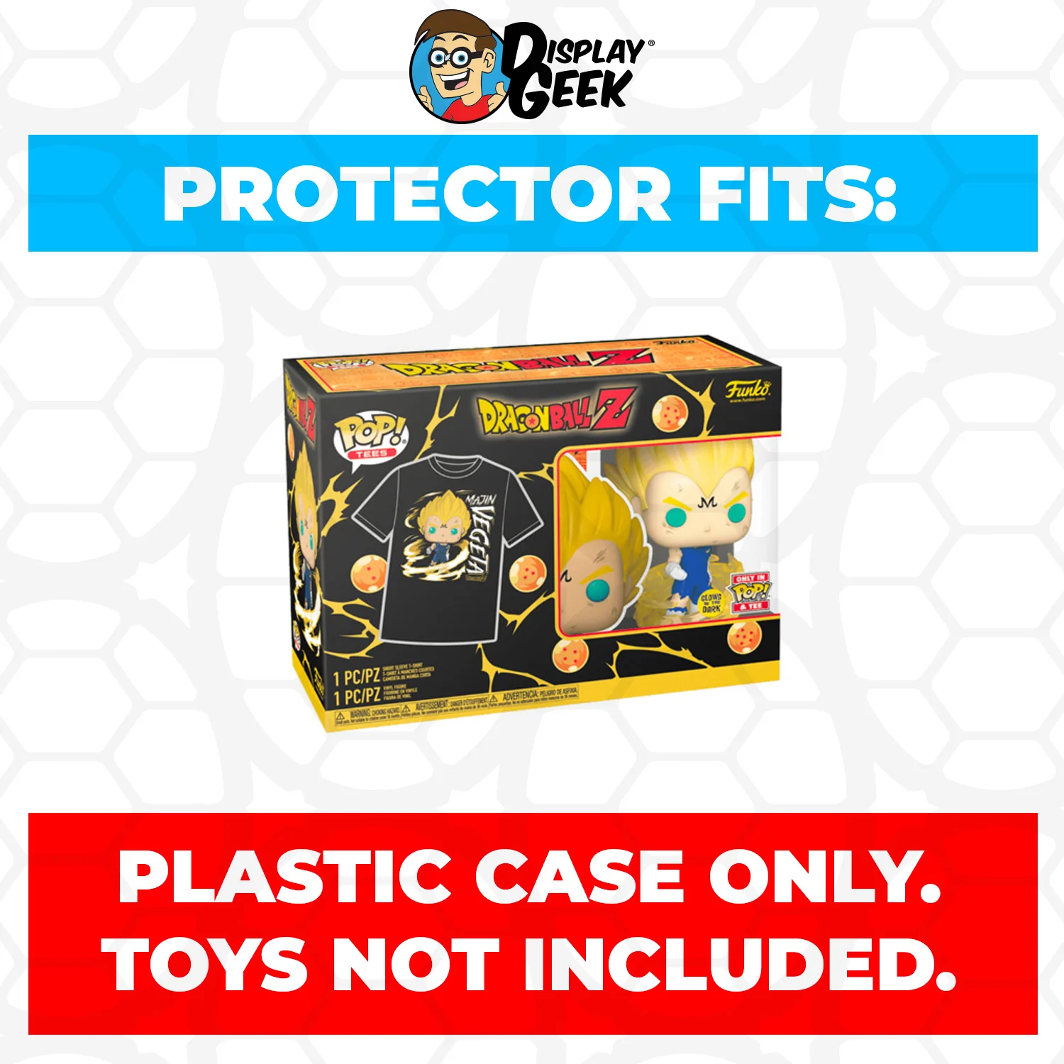 Pop Protector for Pop & Tee Majin Vegeta Glow #862 Funko Box - Image 2