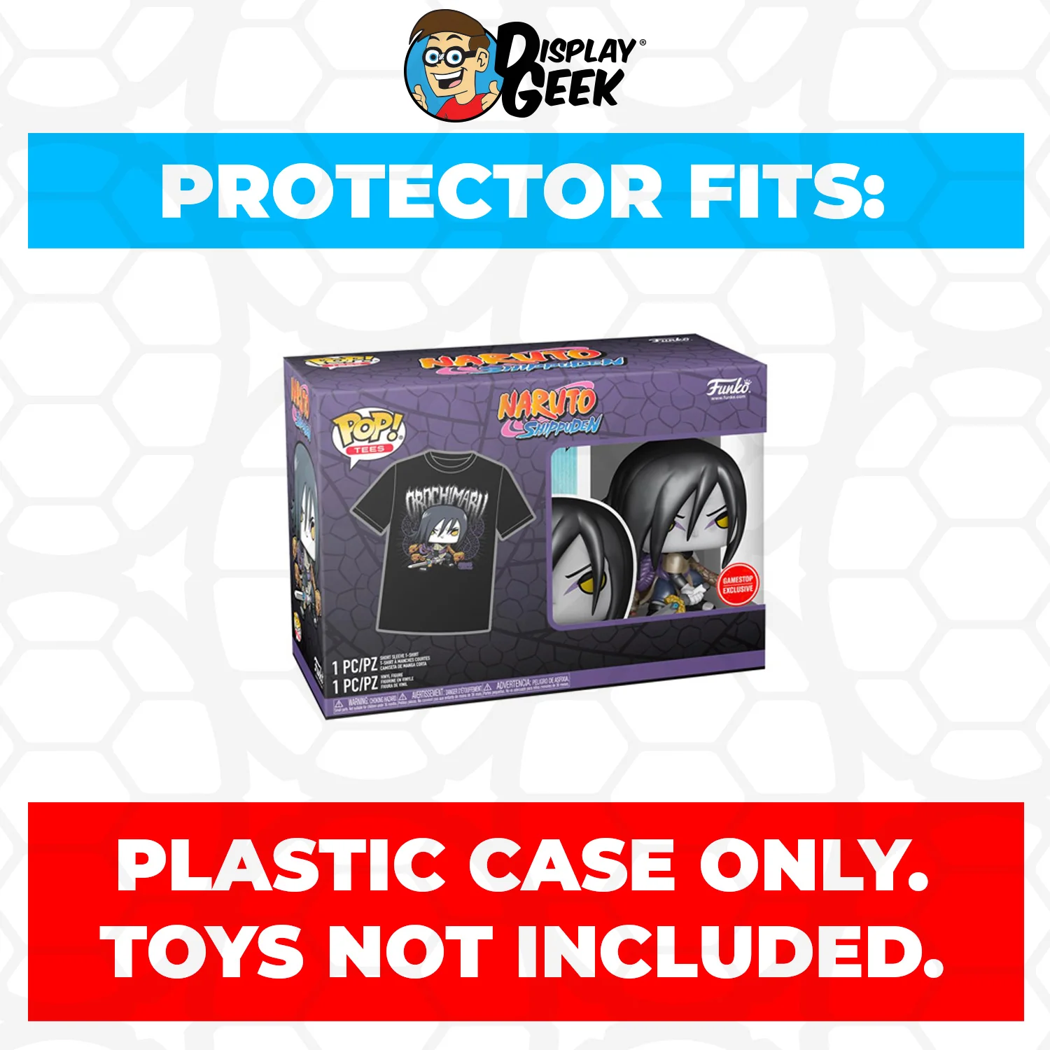 Pop Protector for Pop & Tee Orochimaru #729 Funko Box - Image 2