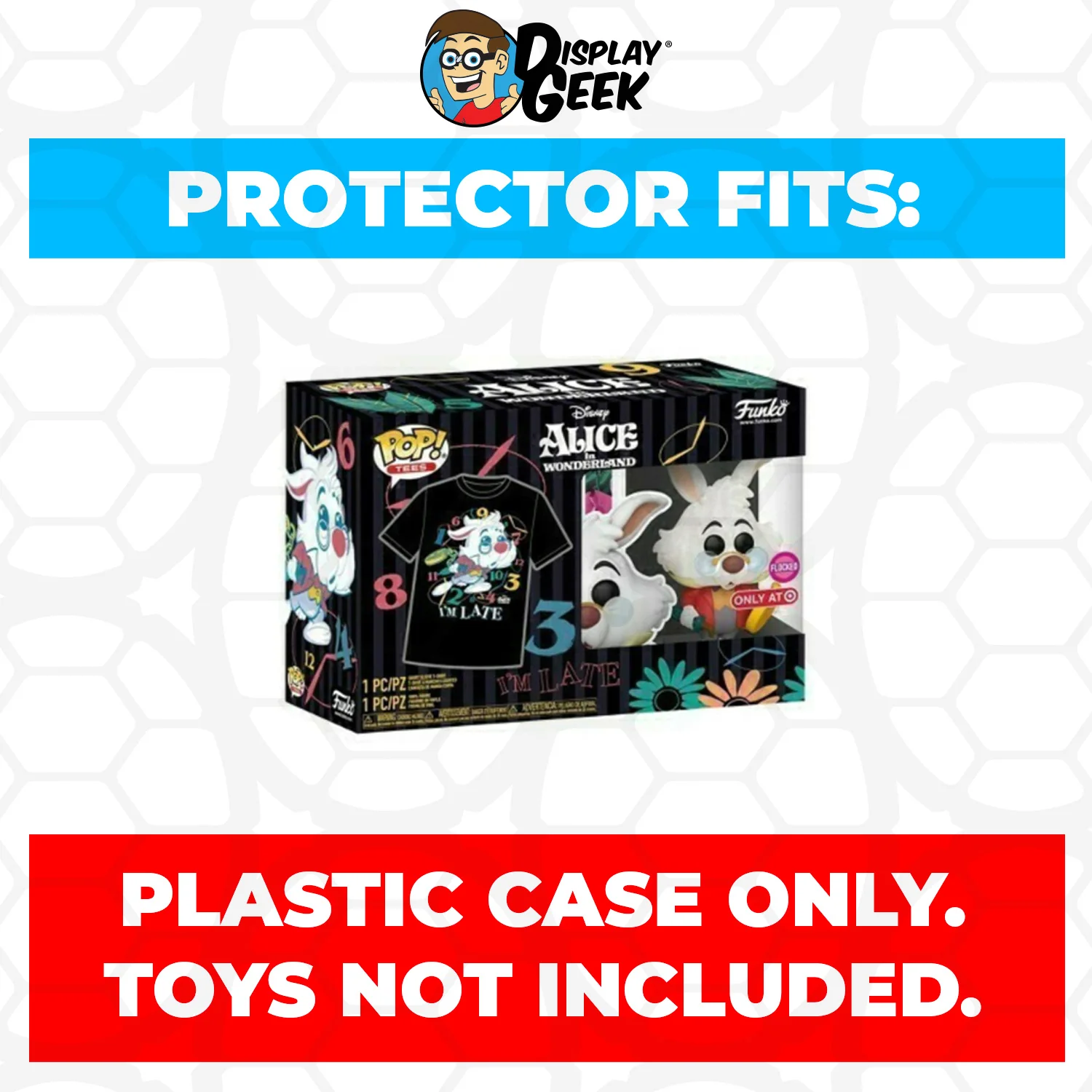 Pop Protector for Pop & Tee White Rabbit Flocked #1062 Funko Box - Image 2