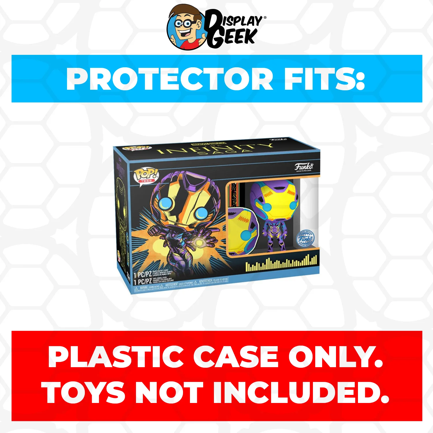 Pop Protector for Pop & Tee Rescue Blacklight #480 Funko Box - Image 2