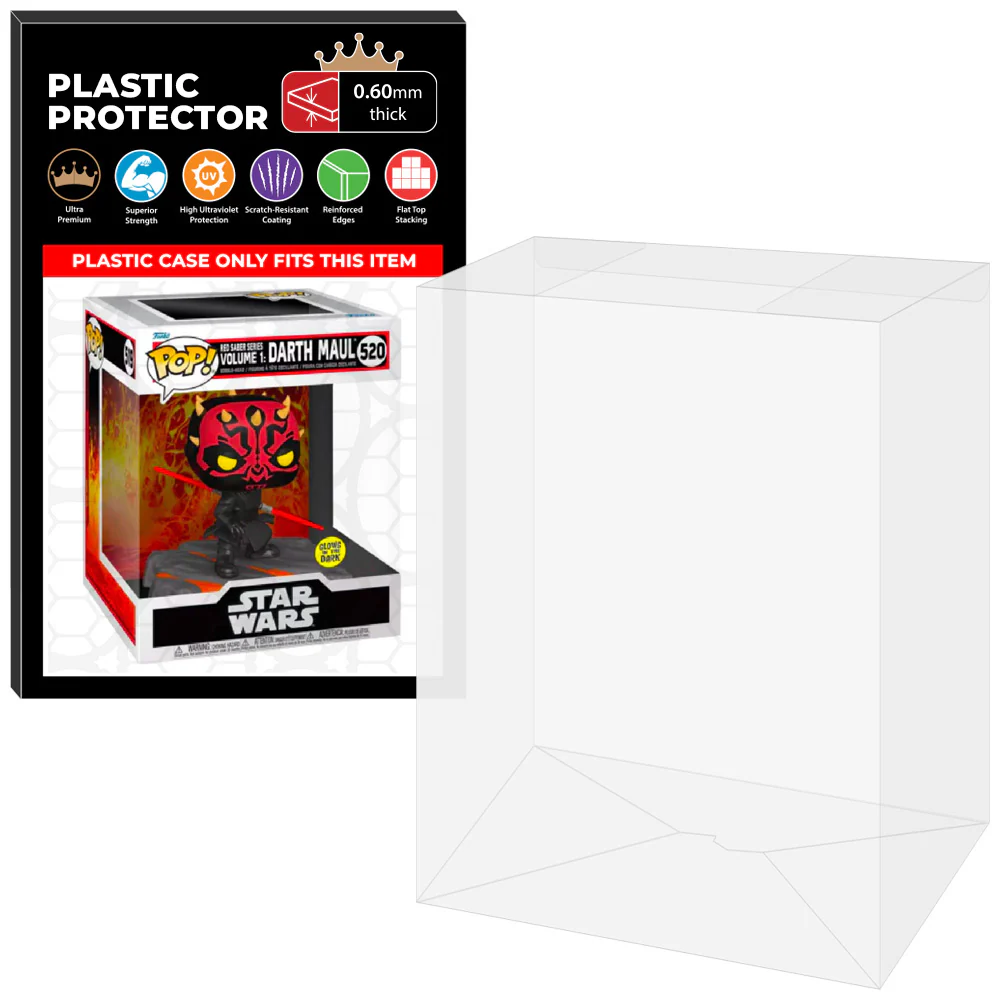 Pop Protector for Red Saber Series Volume 1 Savage Opress #521 Funko Pop Deluxe - Image 7