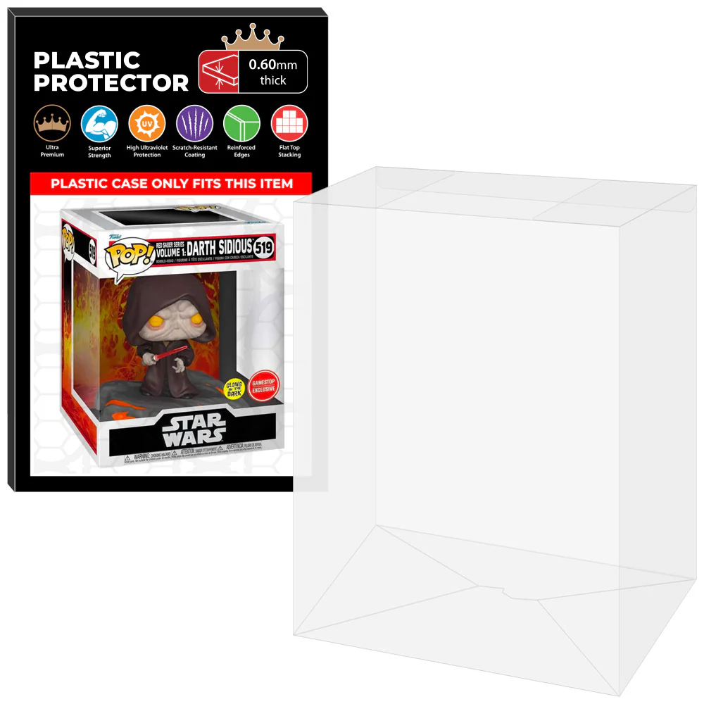 Pop Protector for Red Saber Series Volume 1 Savage Opress #521 Funko Pop Deluxe - Image 8