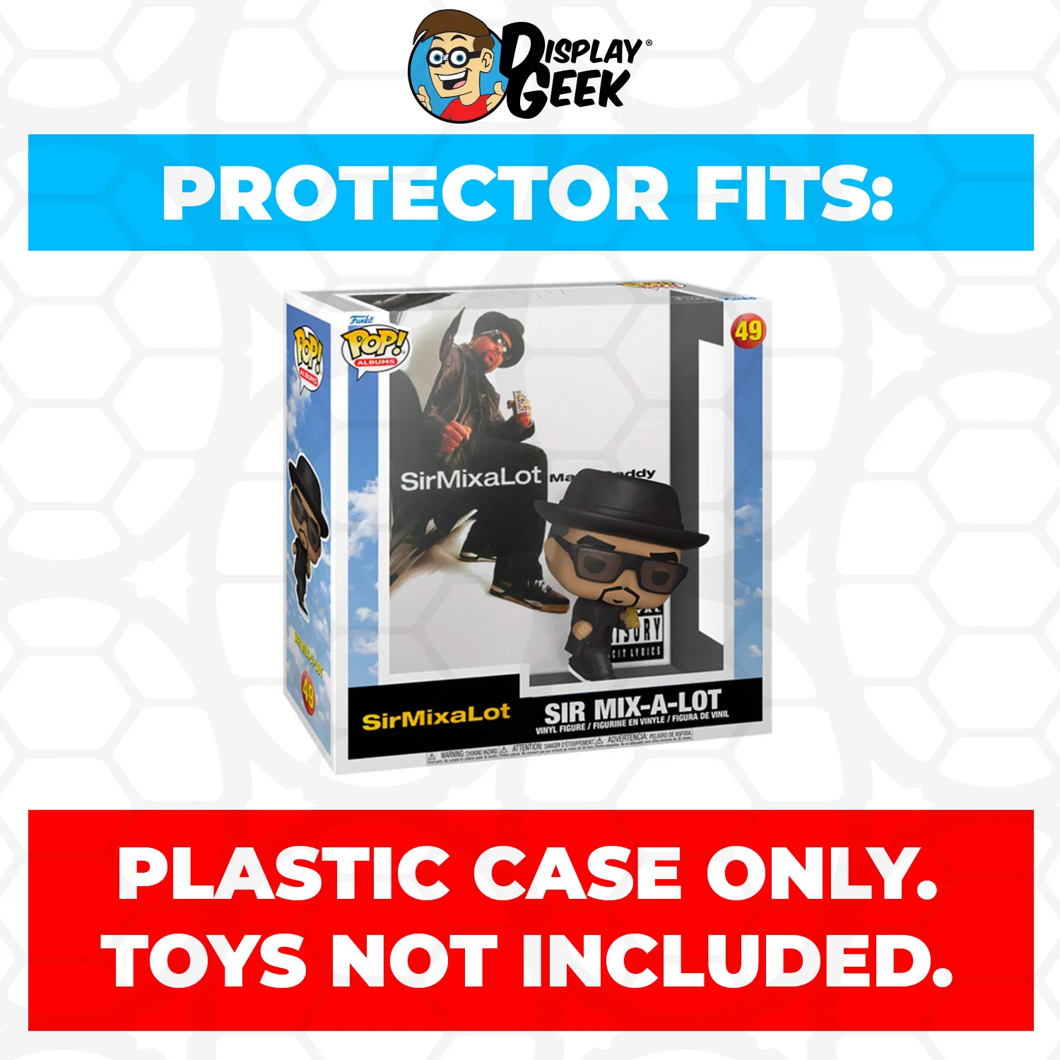 Pop Protector for Sir Mix-A-Lot Mack Daddy #49 Funko Pop Albums - Image 2