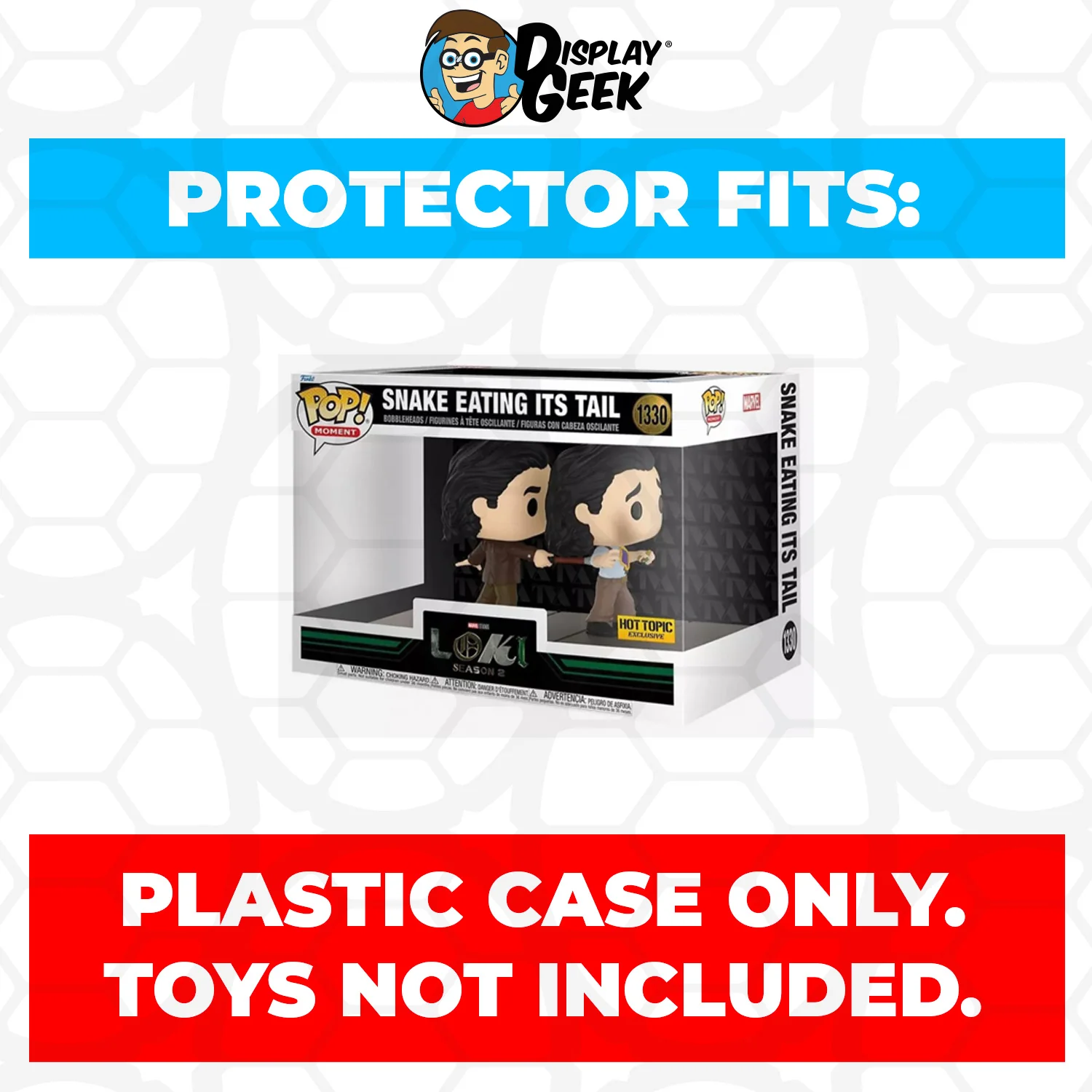 Pop Protector for Snake Eating Its Tail #1330 Funko Pop Moment - Image 2