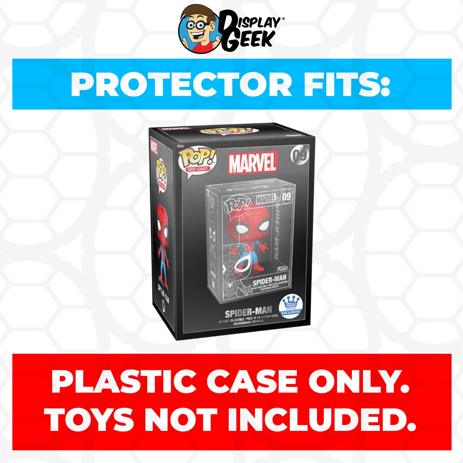 Pop Protector for Spider-Man #09 Funko Pop Die-Cast Outer Box - Image 2
