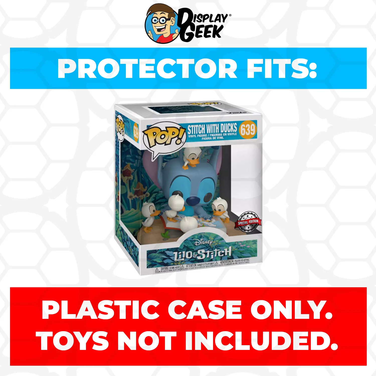 Pop Protector for Stitch with Ducks #639 Funko Pop Deluxe - Image 2