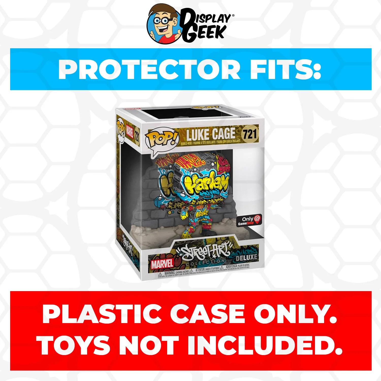 Pop Protector for Street Art Luke Cage #721 Funko Pop Deluxe - Image 2
