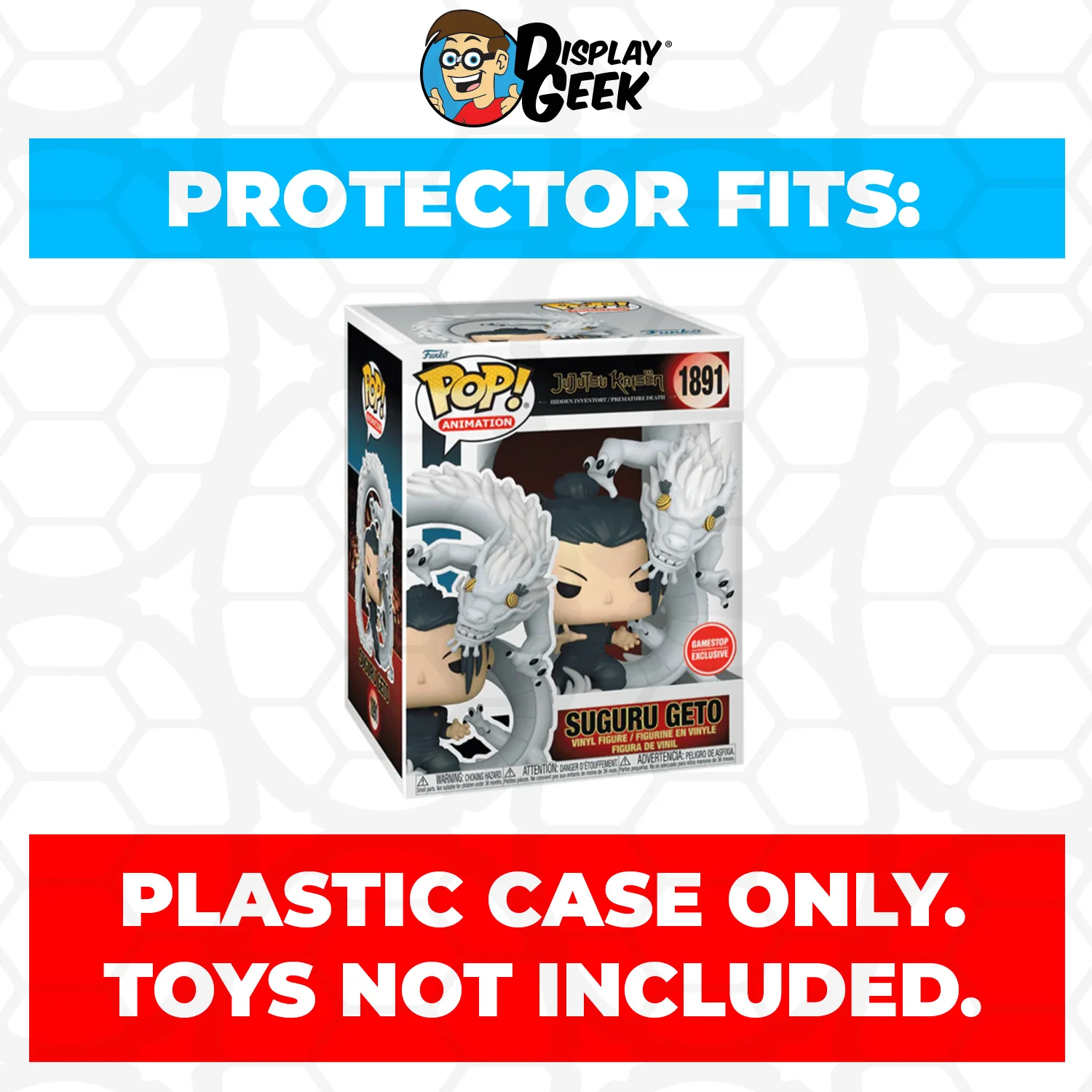 Pop Protector for Satoru Gojo Trapped #1888 Funko Pop Premium - Image 3