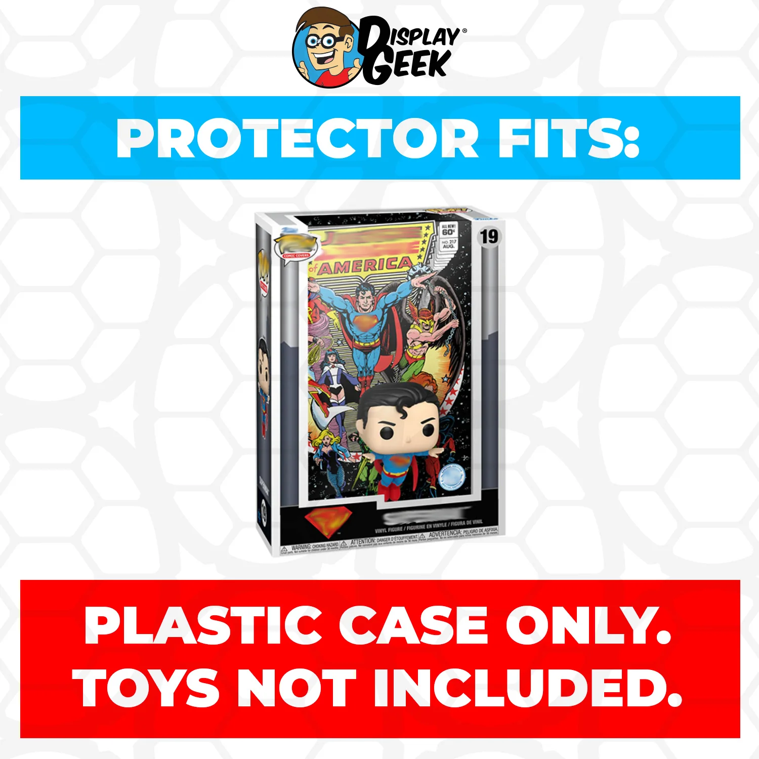 Pop Protector for Superman Justice League of America #217 Funko Pop Comic Covers - Image 2