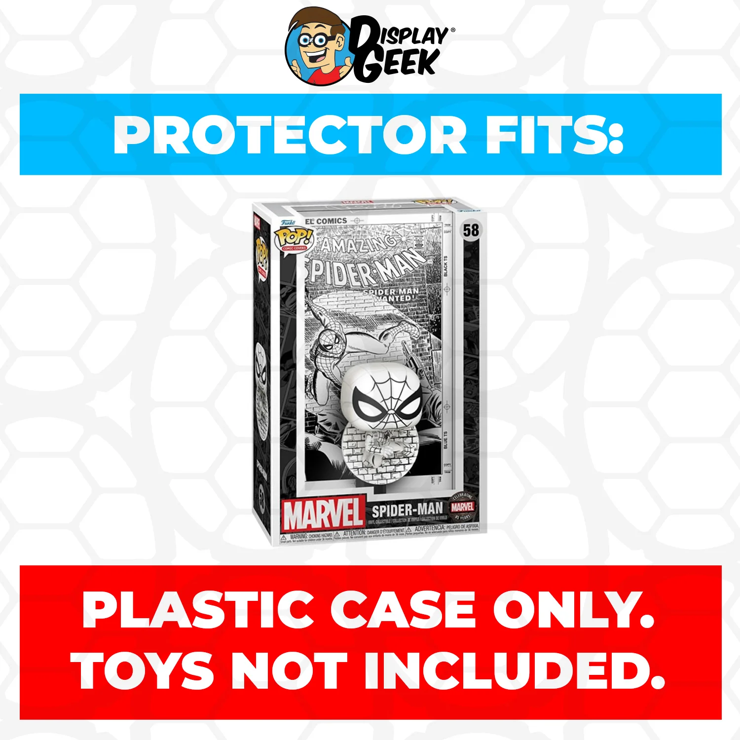 Pop Protector for The Amazing Spider-Man Wanted #58 Funko Pop Comic Covers - Image 2